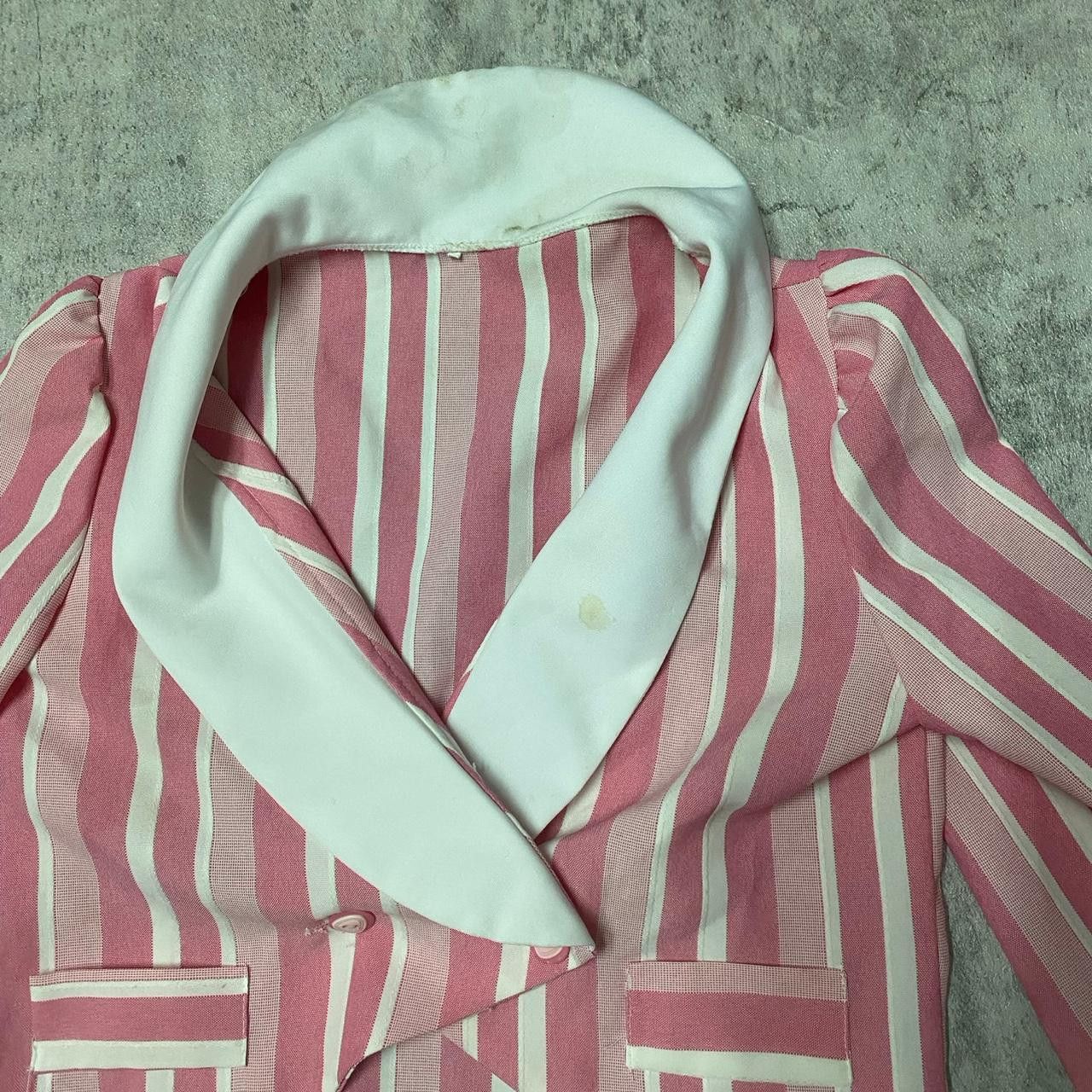 Other Pink and white striped blazer with white collar and cuffs Size XS / US 0-2 / IT 36-38 - 2 Thumbnail