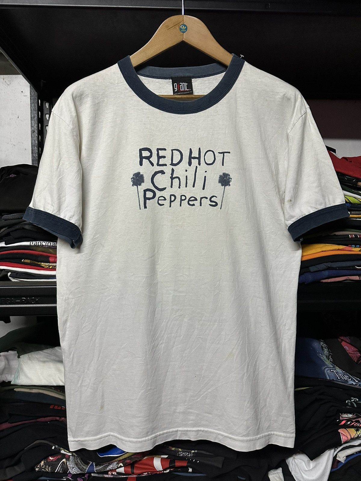 Vintage Vintage Red Hot Chili Peppers Promo Ringger Faded Tee | Grailed