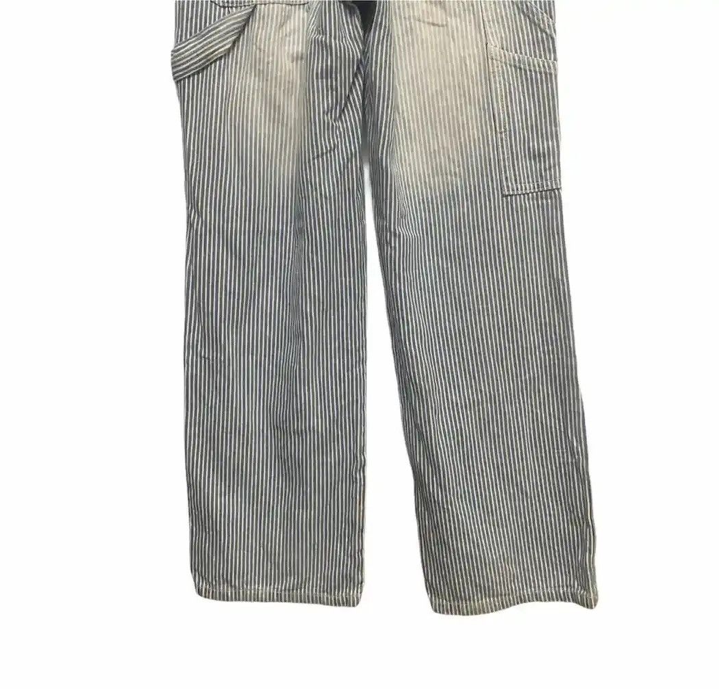 Hysteric Glamour JAPANESE VINTAGE 32x31 TROUSERS HICKORY STRIPED OVERALLS Size US 32 / EU 48 - 9 Thumbnail