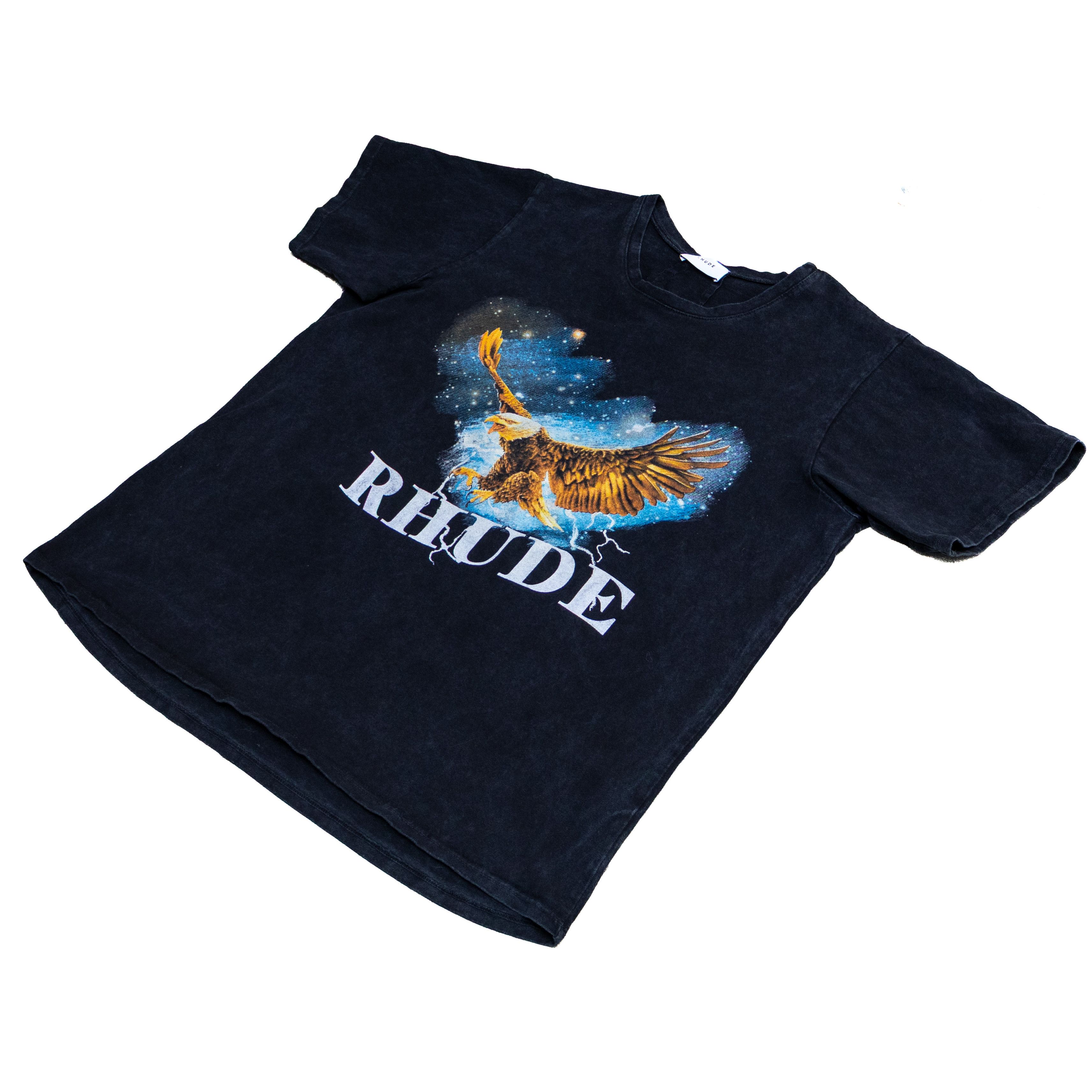 Rhude Rhude Graphic Eagle T-Shirt – Black – Size M – Made in USA Size US M / EU 48-50 / 2 - 2 Thumbnail