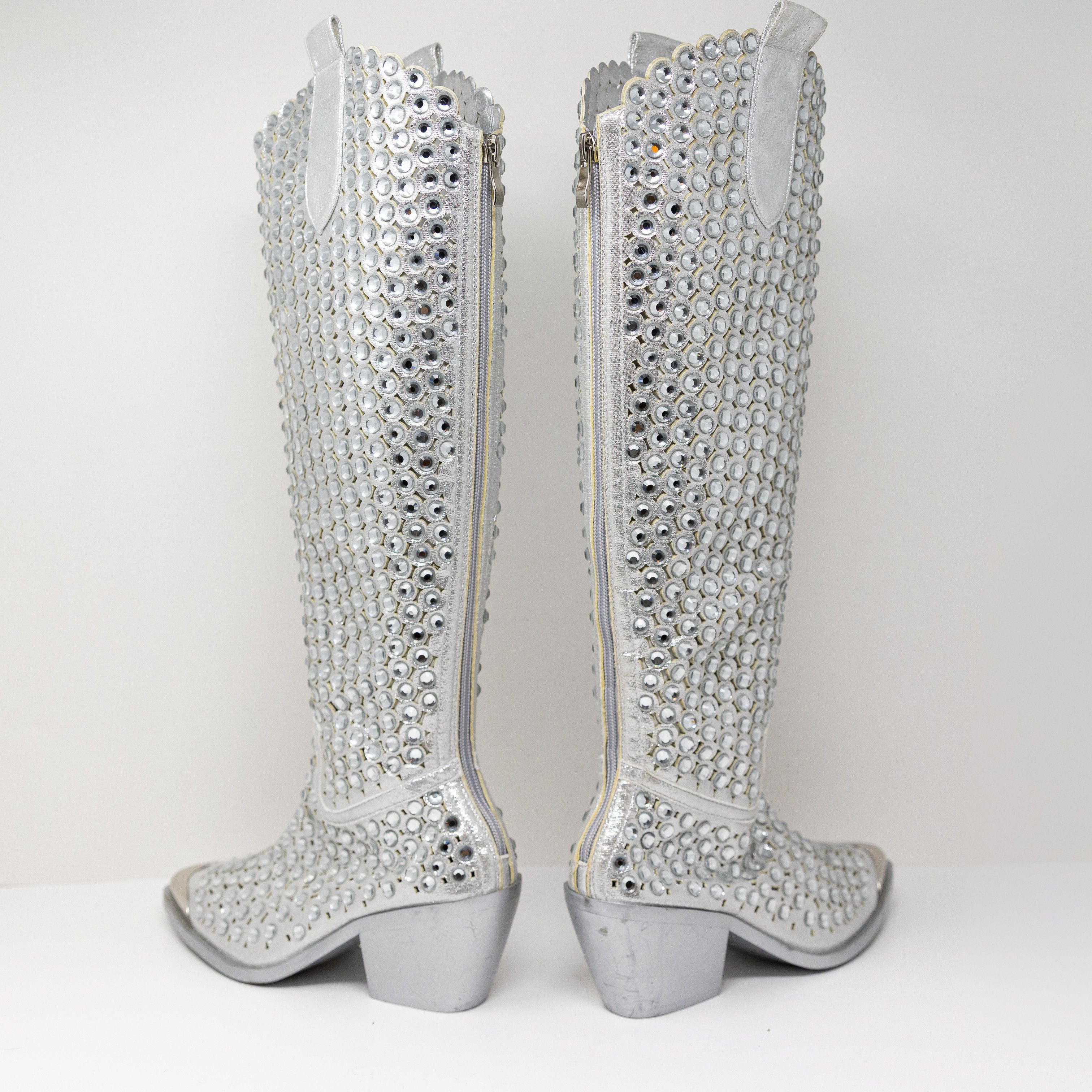 Azalea Wang NEW Azalea Wang Ruvin Faux Leather Crystal Size US 6 / IT 36 - 3 Thumbnail