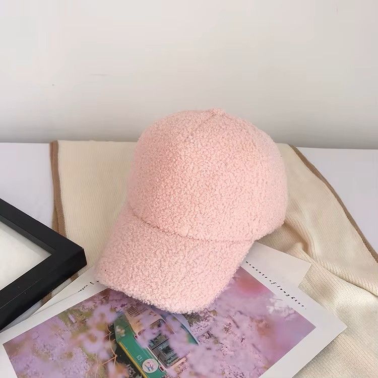 Other Pink Cozy Sherpa Fleece Baseball Cap Winter Warm Soft Hat Size ONE SIZE - 5 Thumbnail