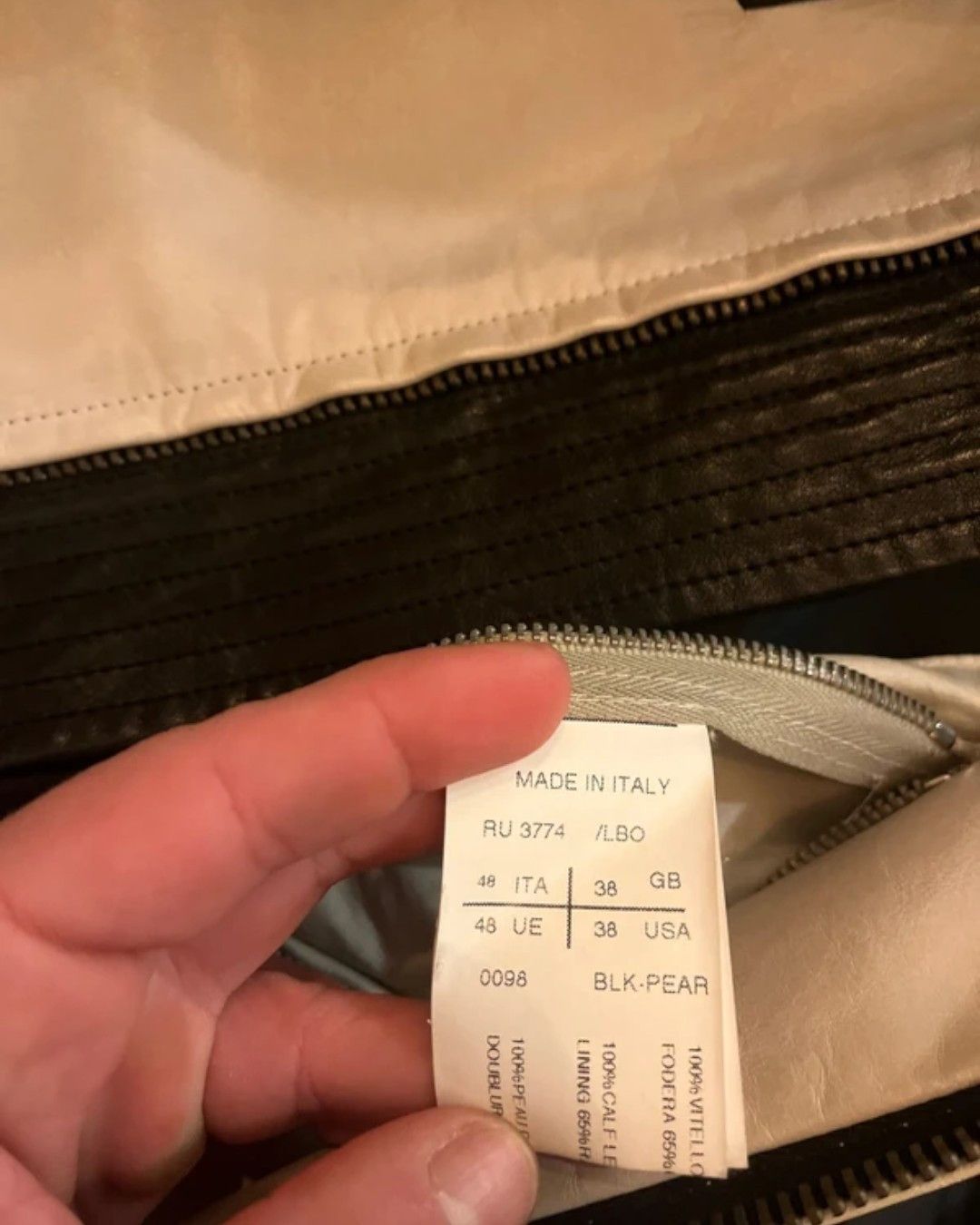 Rick Owens SS 2012 NASKA CALFSKIN LEATHER JACKET Size US S / EU 44-46 / 1 - 6 Thumbnail