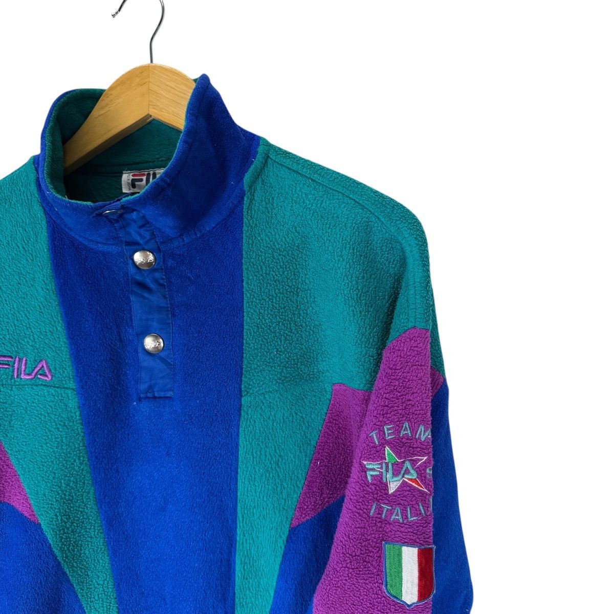 Fila 🌟FILA ITALIA FLEECE COLORWAY JACKET Size M / US 6-8 / IT 42-44 - 5 Thumbnail