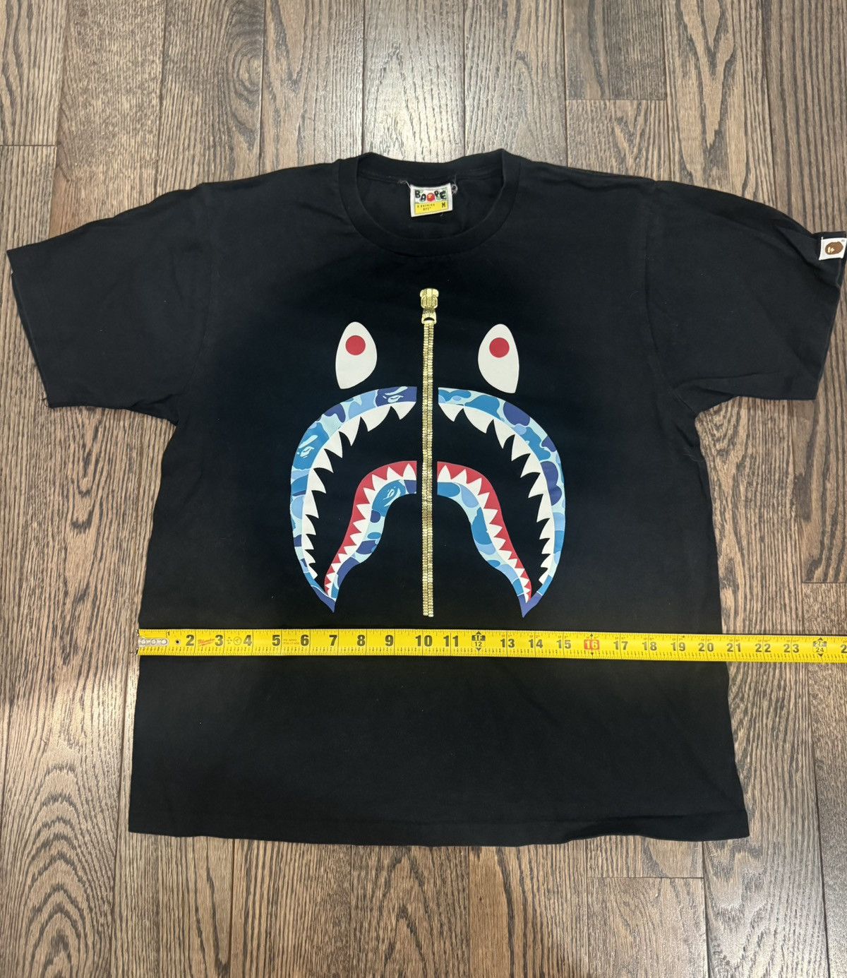 Bape Bape Shark Tee Size US M / EU 48-50 / 2 - 9 Thumbnail