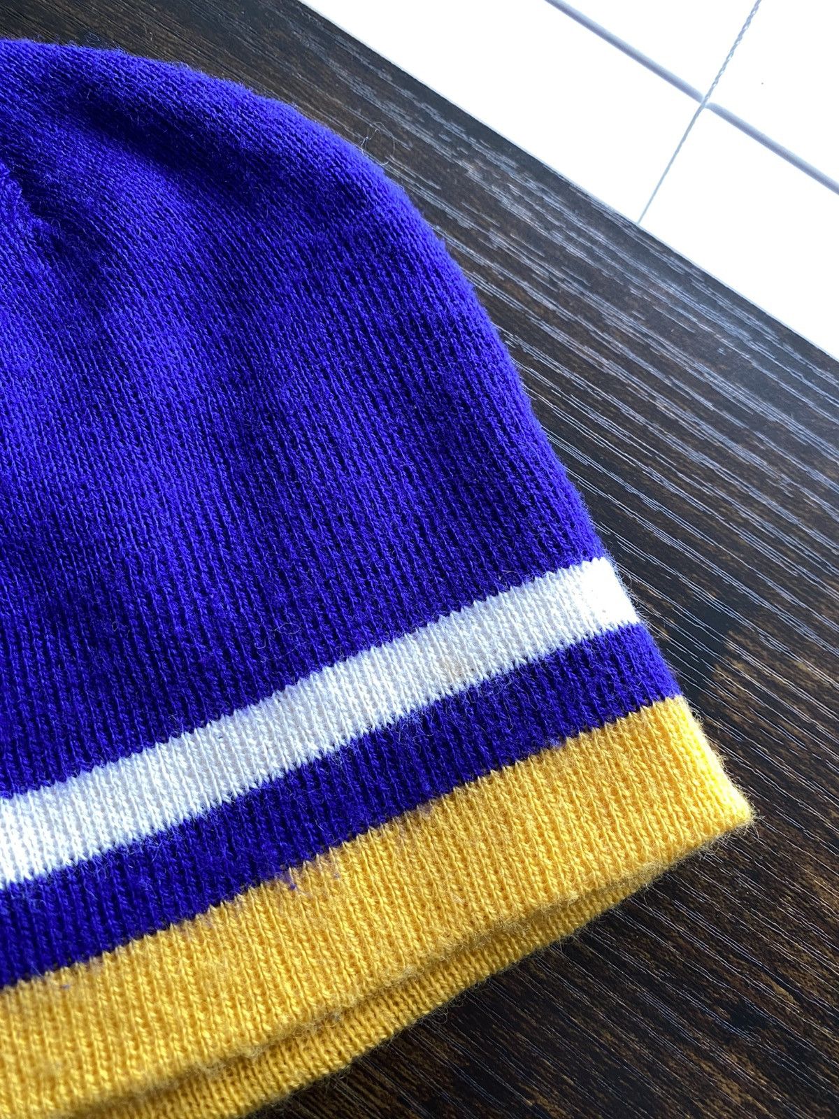 NFL Y2K Minnesota Vikings Skully Beanie Size ONE SIZE - 4 Thumbnail