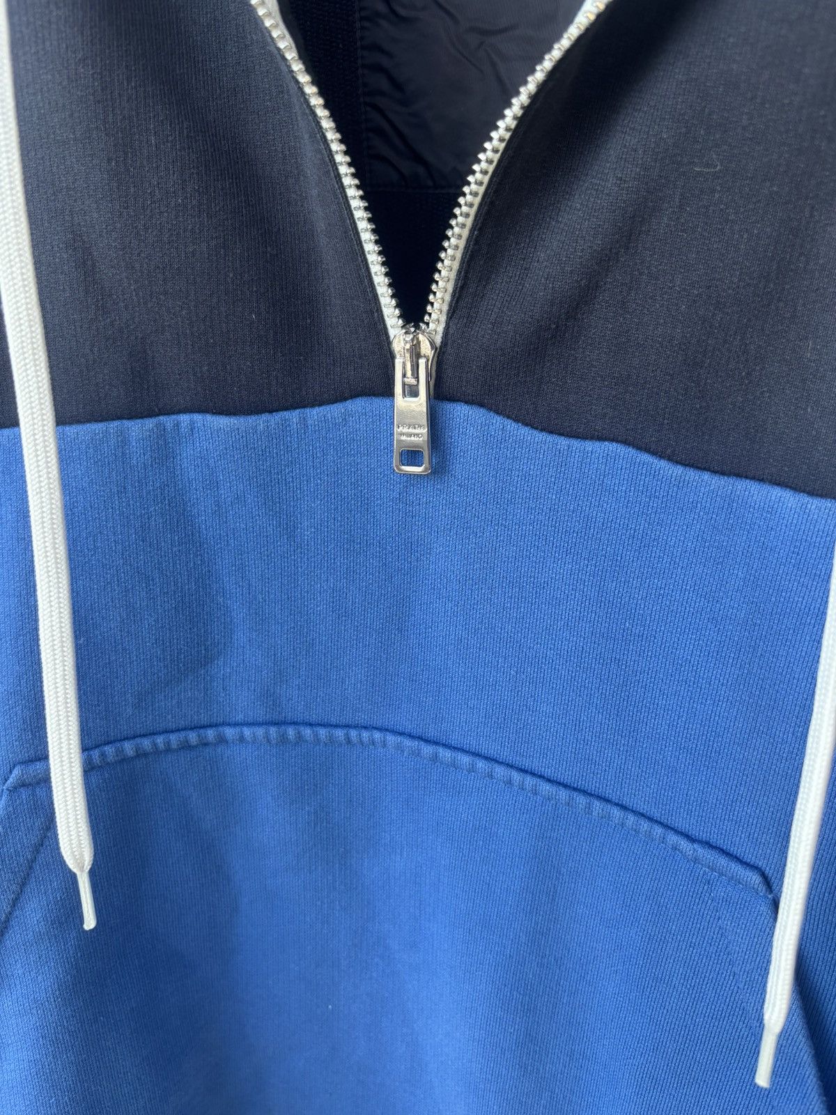 Prada Prada Quarter Zip Hoodie Size US XL / EU 56 / 4 - 7 Thumbnail