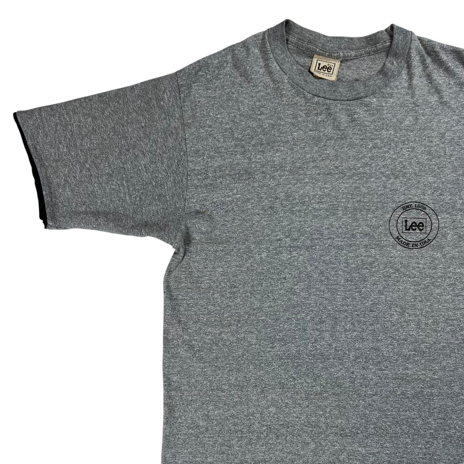 Lee × Vintage Vintage 80s Lee Made in USA logo shirt shirt tee (M) Size US M / EU 48-50 / 2 - 4 Thumbnail