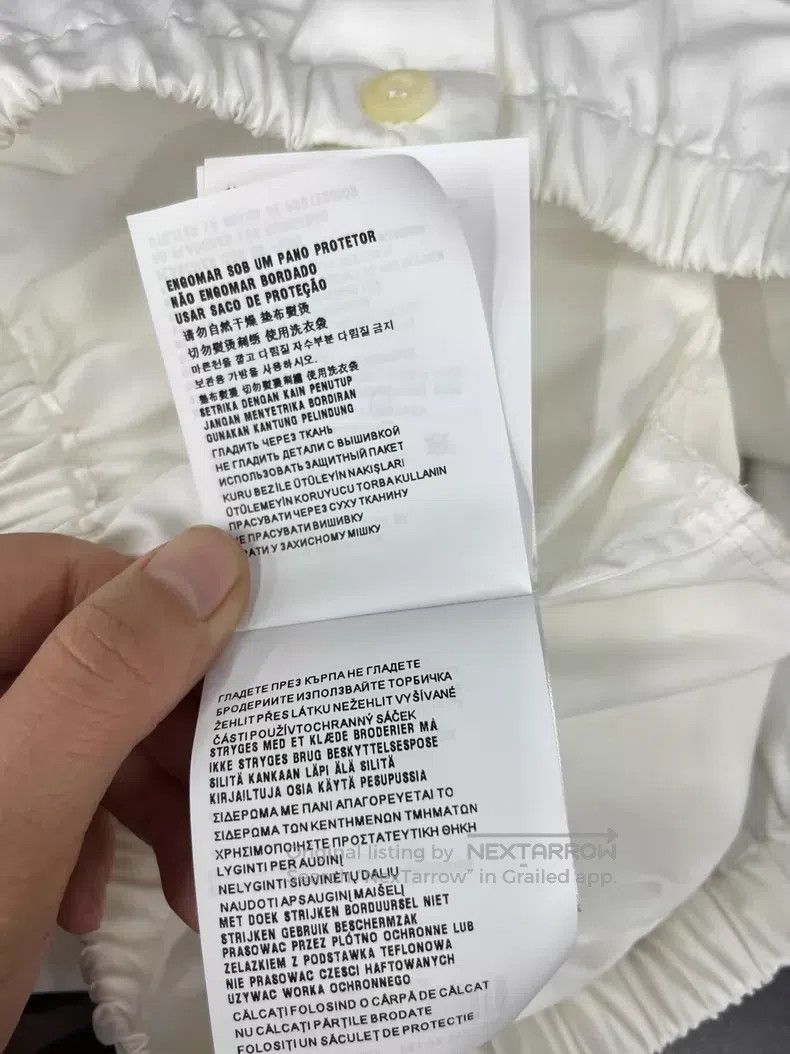 Prada Prada White short long-sleeved shirt Size XS / US 0-2 / IT 36-38 - 8 Thumbnail
