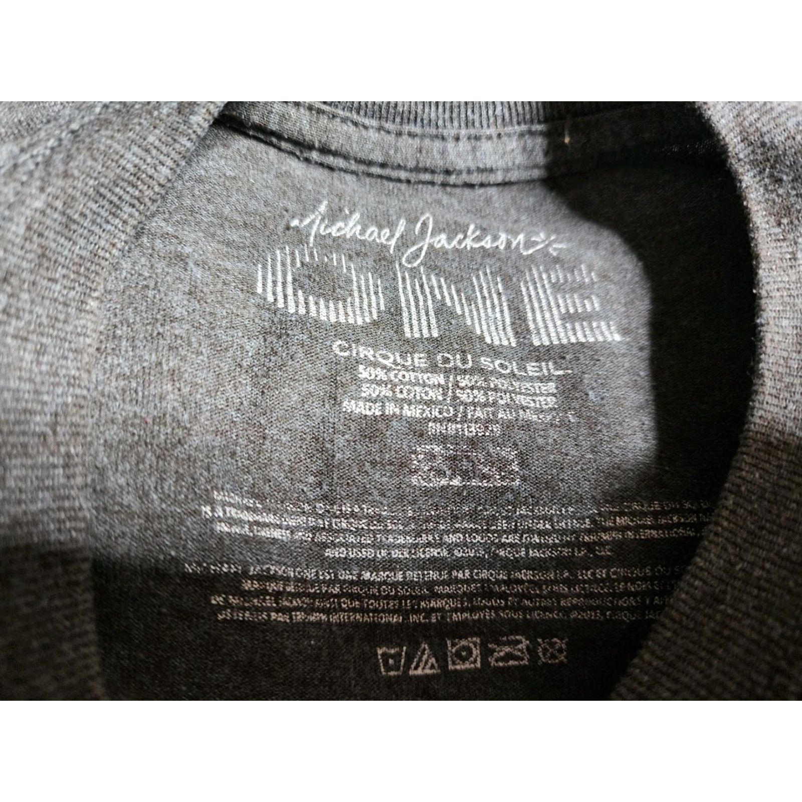 Vintage Michael Jackson ONE T-Shirt Mens M Gray Short Sleeve Cotton Graphic Music Souvenir Size US M / EU 48-50 / 2 - 5 Thumbnail