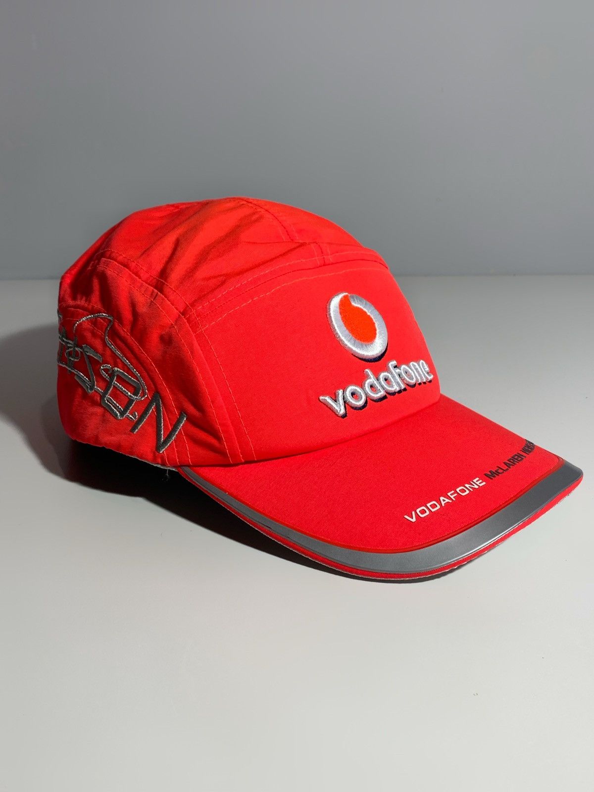 Mercedes-Benz Vintage Vodafone McLaren Mercedes 5 panel Cap Size ONE SIZE - 3 Thumbnail