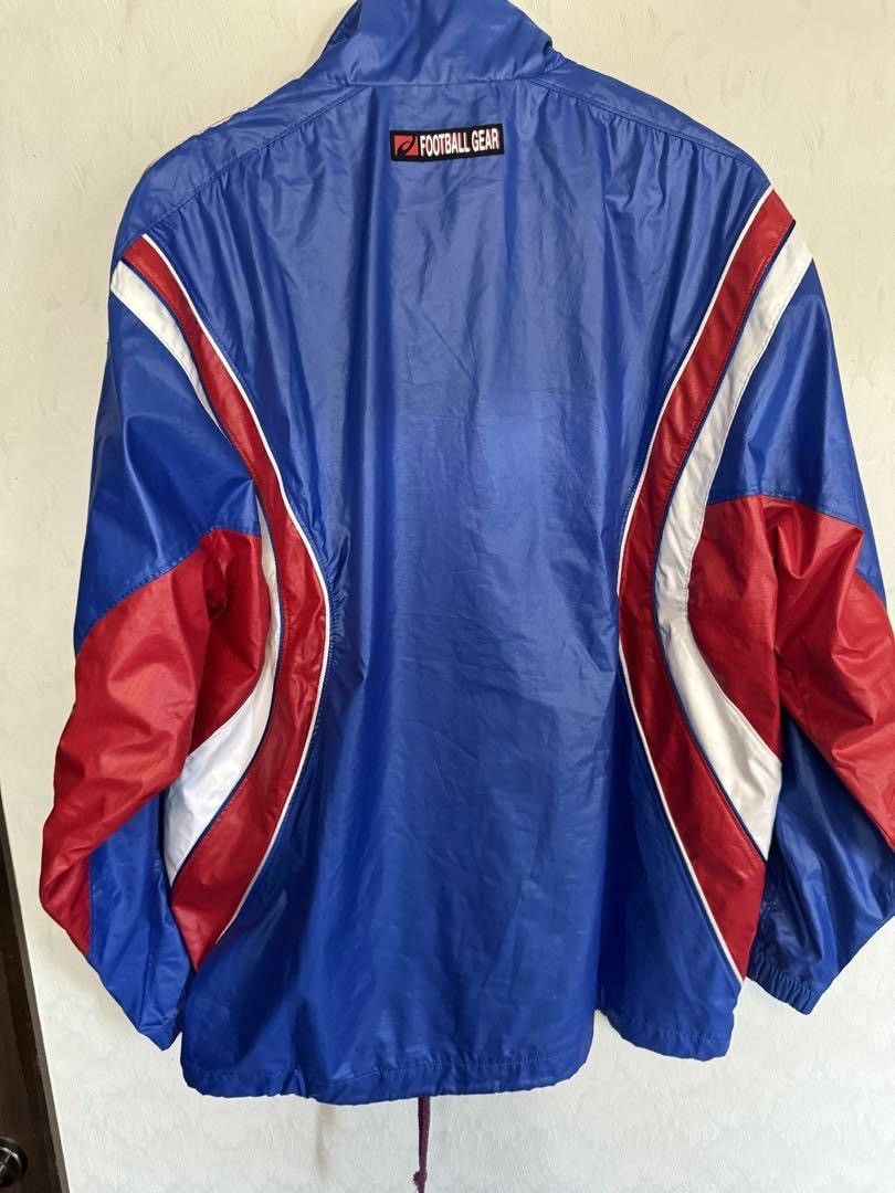 Asics × Japanese Brand × Vintage Nylon zip jacket football gear Asics Size US L / EU 52-54 / 3 - 3 Thumbnail