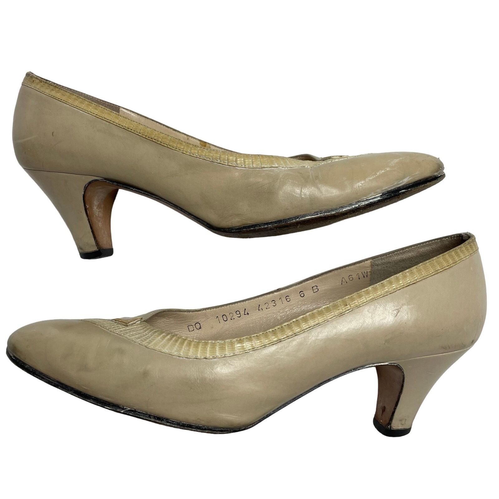 Salvatore Ferragamo Nude Short Heels