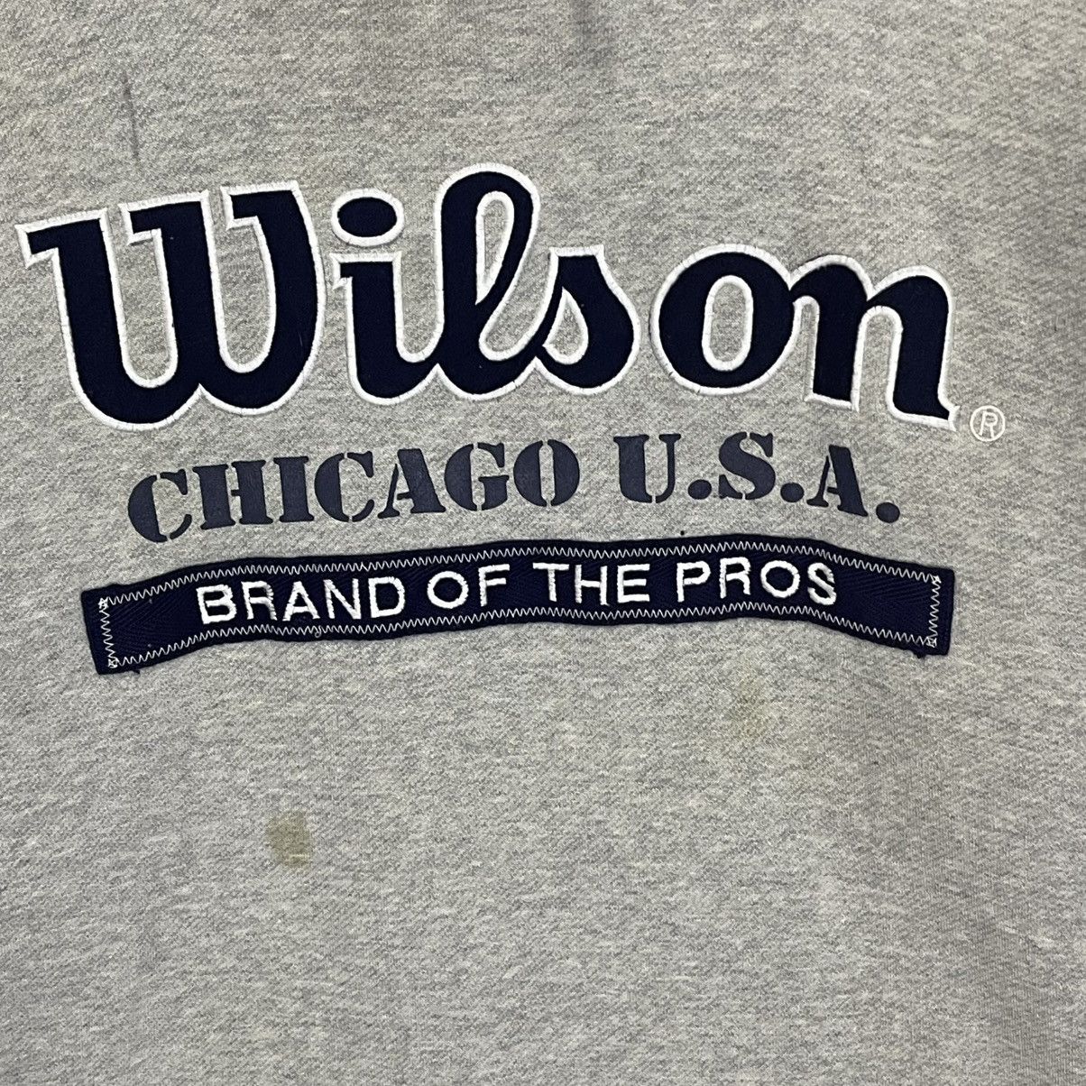 Wilson Vintage 90s Wilson Chicago Usa Crewneck Sweatshirt Size US L / EU 52-54 / 3 - 5 Thumbnail