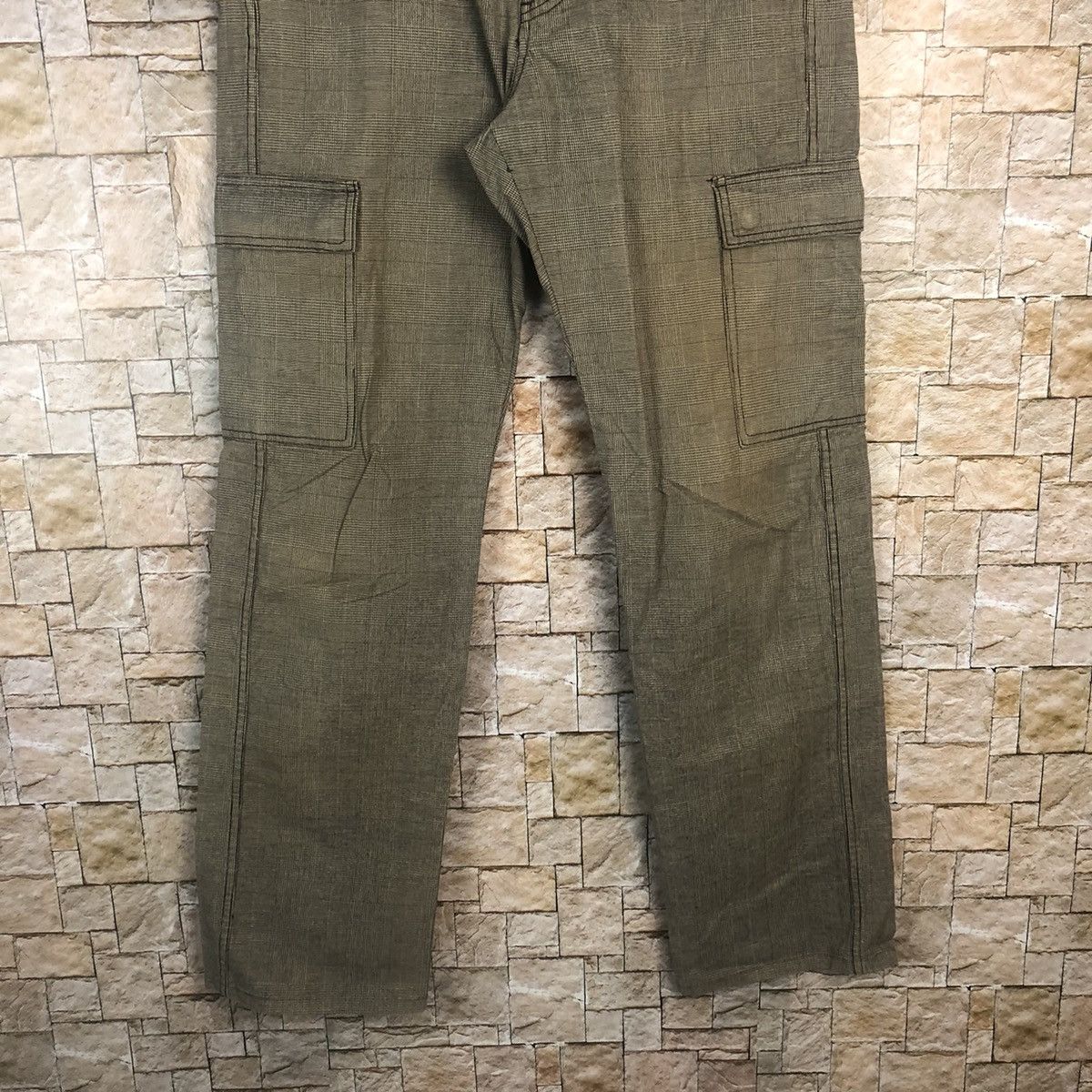Global Work Global Work Brown utility Cargo Multipocket Pants #A361 Size US 32 / EU 48 - 3 Thumbnail