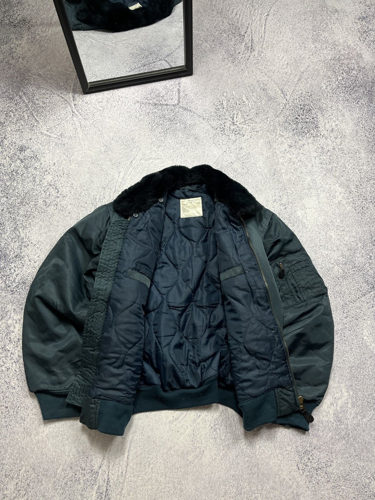 Vintage Vintage 90’s US Army Air Force CWU 36/P Flyers Jacket Rare Size US L / EU 52-54 / 3 - 10 Thumbnail