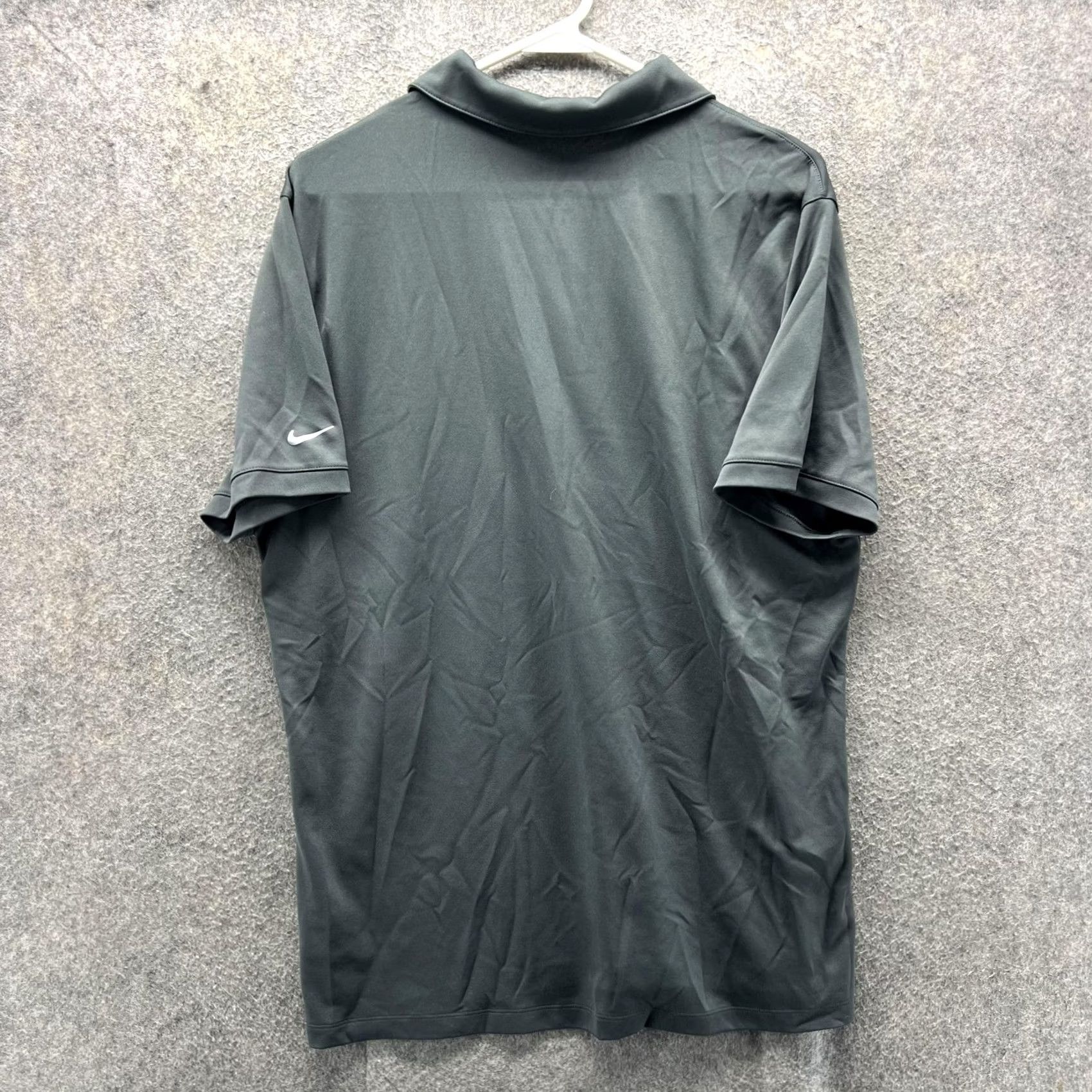 Nike Nike Shirt Mens Large Gray Dri-FIT Golf Polo Short Sleeve Nike Swoosh Logo Performance Athletic Shirt Size US L / EU 52-54 / 3 - 2 Thumbnail