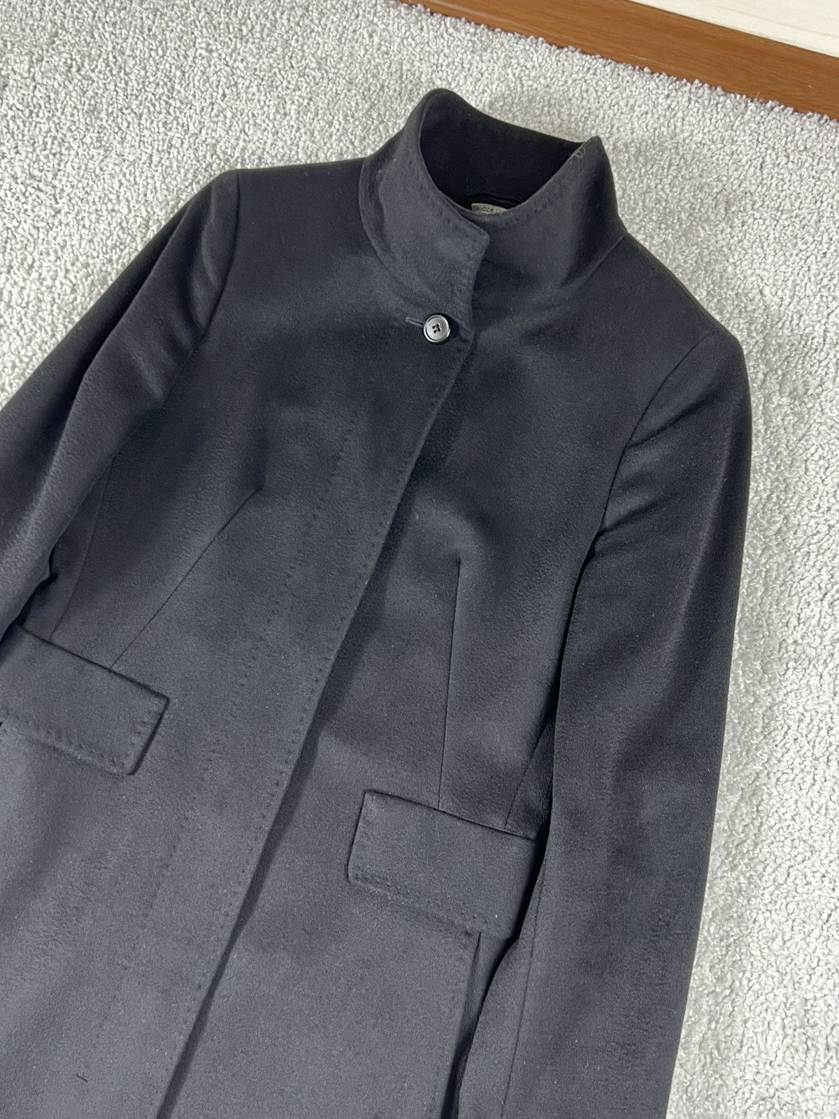 Max Mara Max Mara Black Wool Coat Size IT 38 Size XS / US 0-2 / IT 36-38 - 5 Thumbnail
