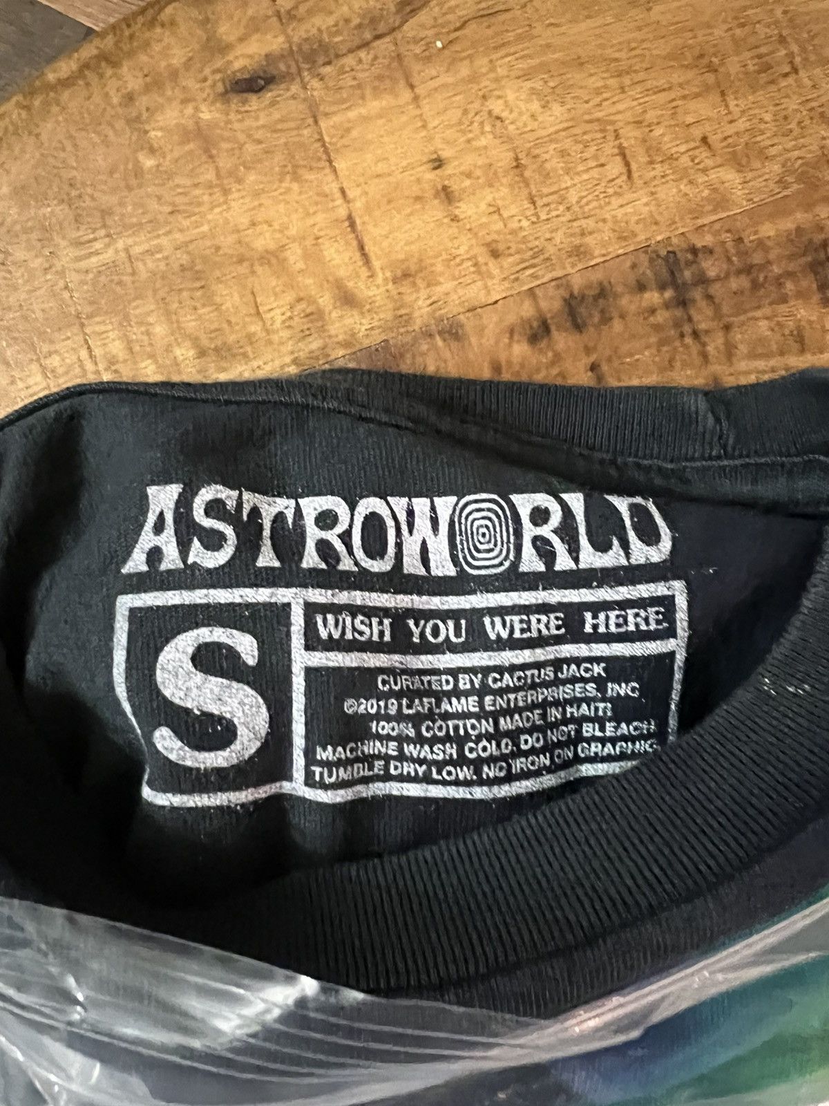 Travis Scott Travis Scott Astroworld Europe tie dye tee Size US S / EU 44-46 / 1 - 4 Thumbnail