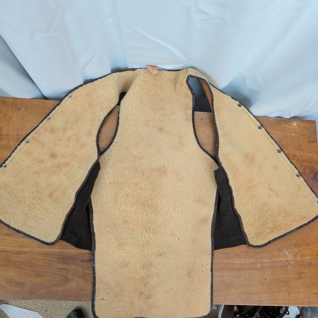 Vintage True Vintage Shearling Snap Button Vest Size US S / EU 44-46 / 1 - 8 Thumbnail