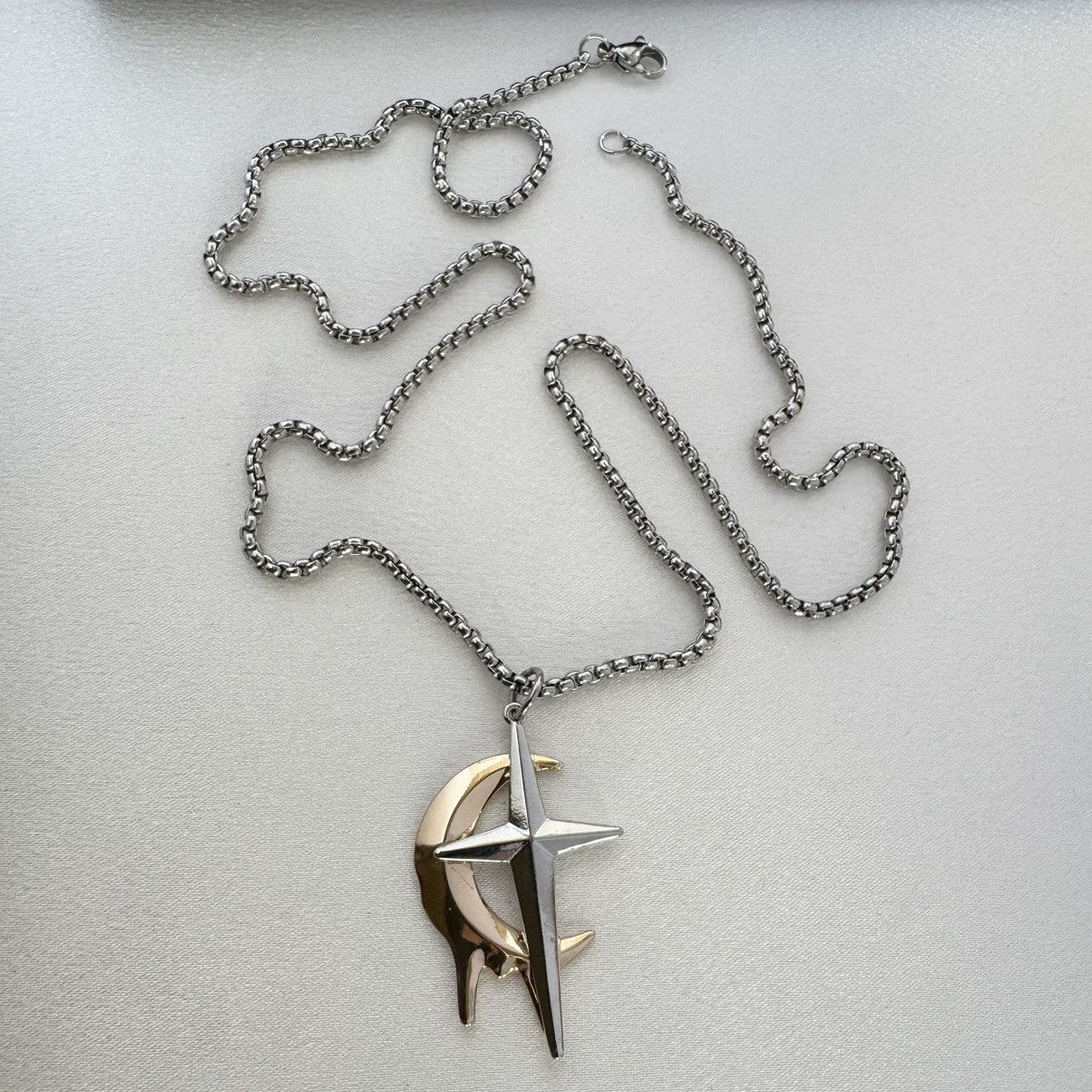 Other Star Moon Pendant Necklace for Men Women Size ONE SIZE - 6 Thumbnail