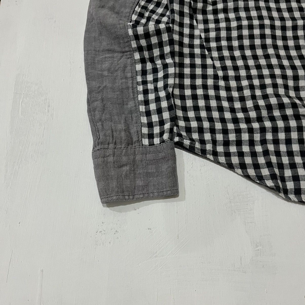 Japanese Brand PPFM Checkerd Button Up Shirt Size US M / EU 48-50 / 2 - 4 Thumbnail