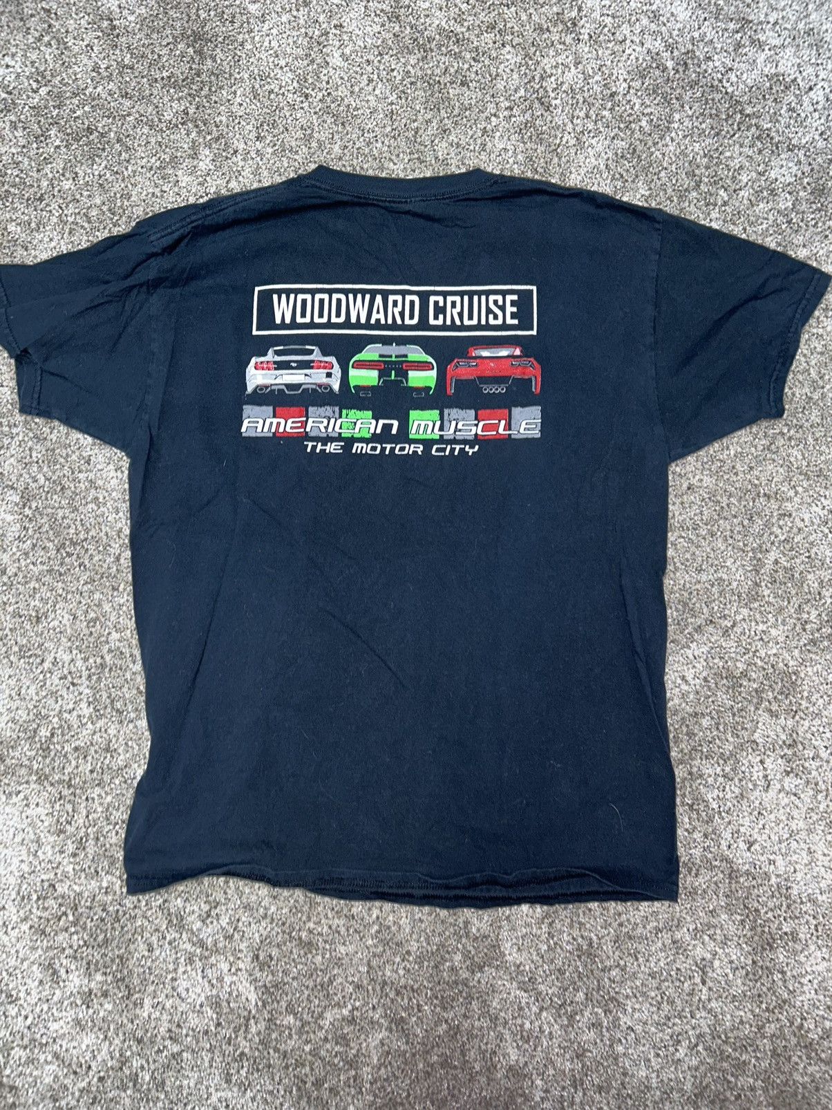 Gildan Woodward Cruise Muscle Car T-shirt Size US L / EU 52-54 / 3 - 3 Thumbnail