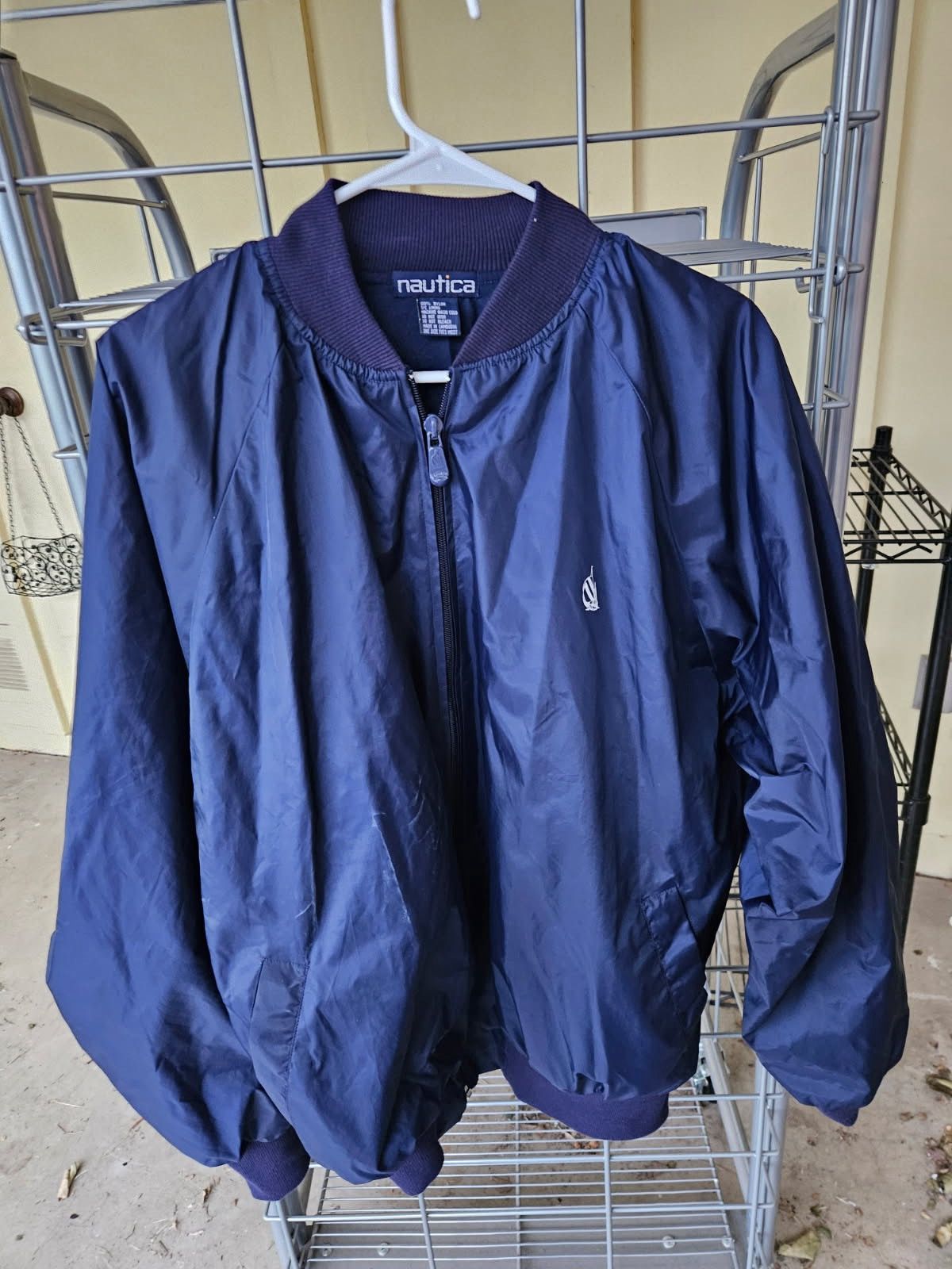 Nautica Nautica Vintage Collared Zip-Up Windbreaker Size US L / EU 52-54 / 3 - 1 Thumbnail