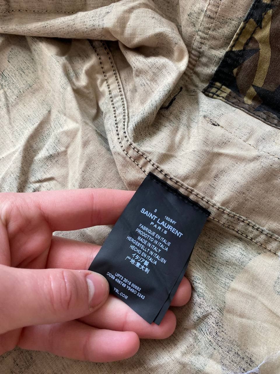 Saint Laurent Paris × Yves Saint Laurent VERY RARE Saint Laurent star camo parka hoodie Size US S / EU 44-46 / 1 - 10 Thumbnail