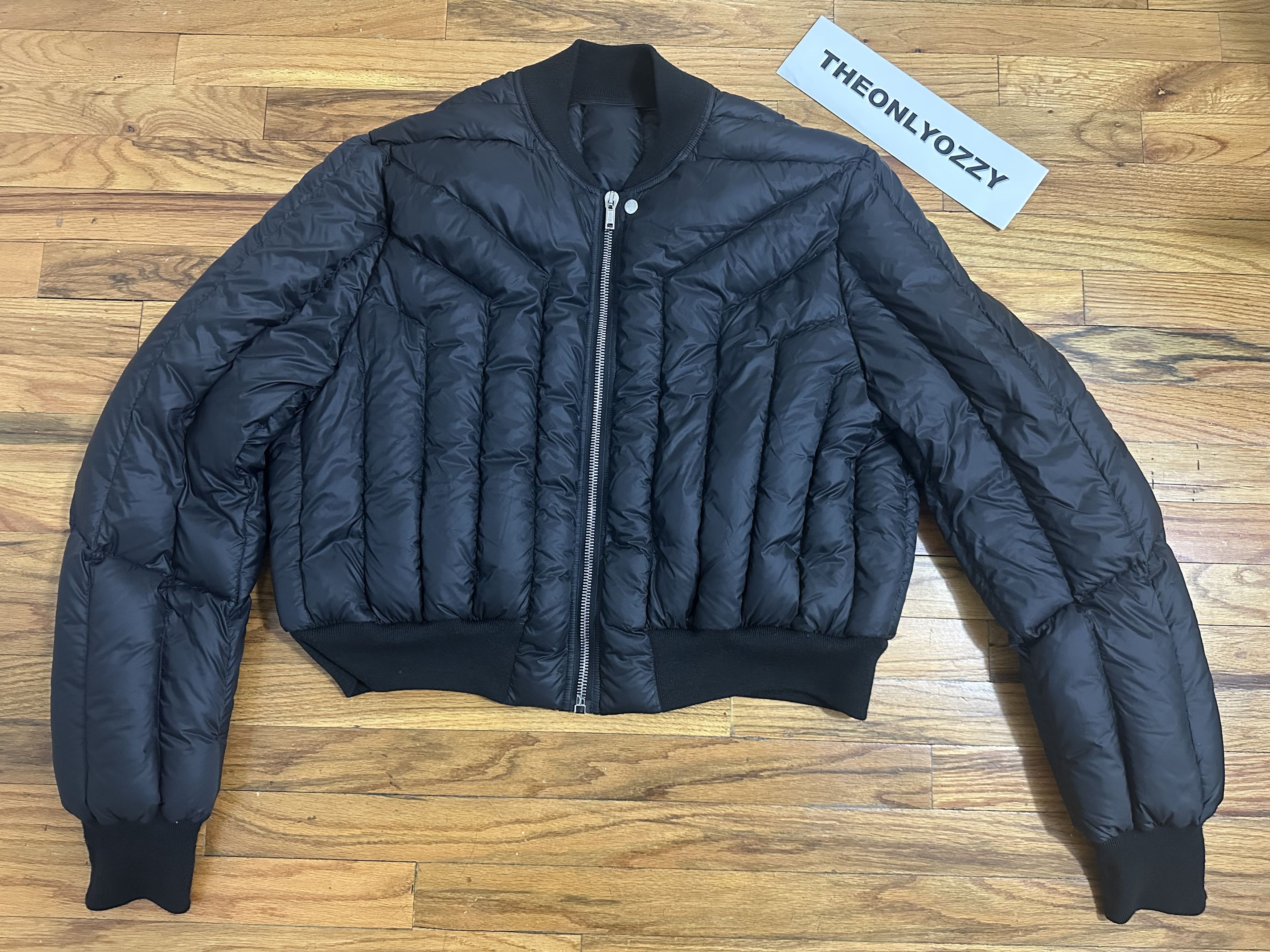 Rick Owens Rick Owens FW23 Cropped Bomber Liner Jacket sz 56 Size US XXL / EU 58 / 5 - 1 Thumbnail