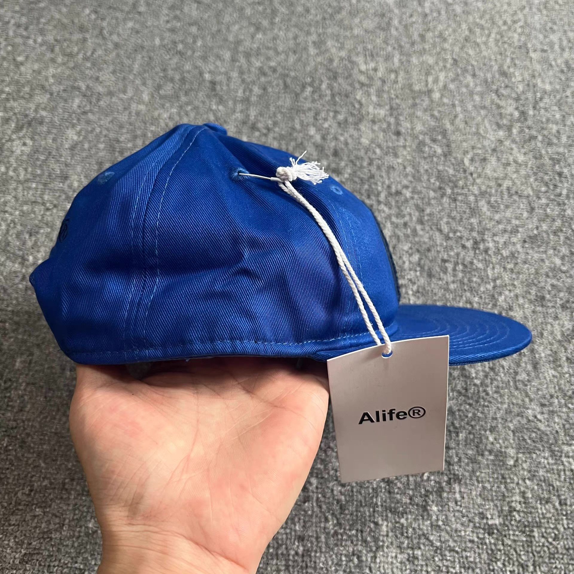 Alife Alife® Towel Solid Color Classic Flat Brim Baseball Cap Q7 Size ONE SIZE - 9 Thumbnail