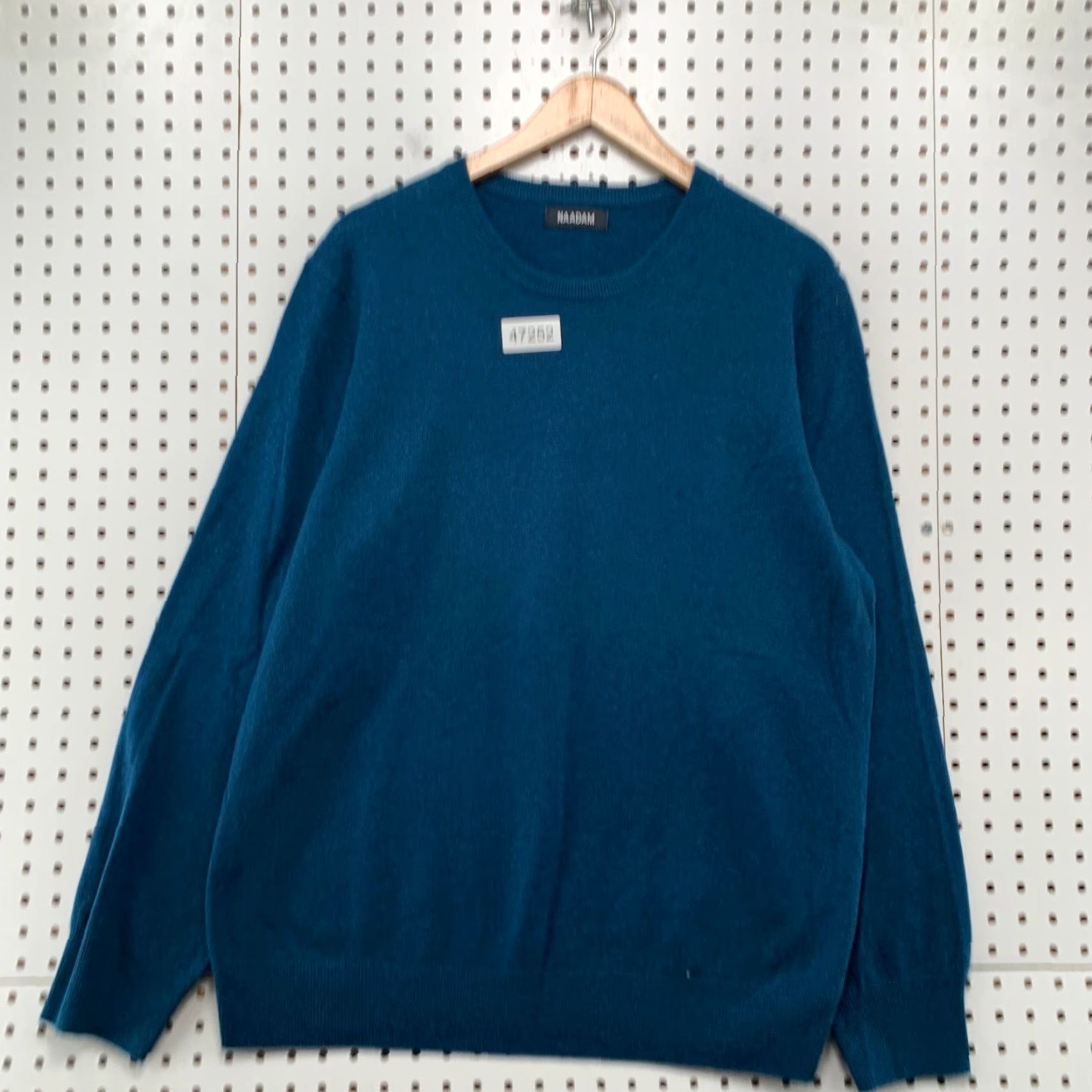 Naadam 100% Cashmere Sweater Mens XL Blue Crewneck Soft Cozy Business Work Shirt