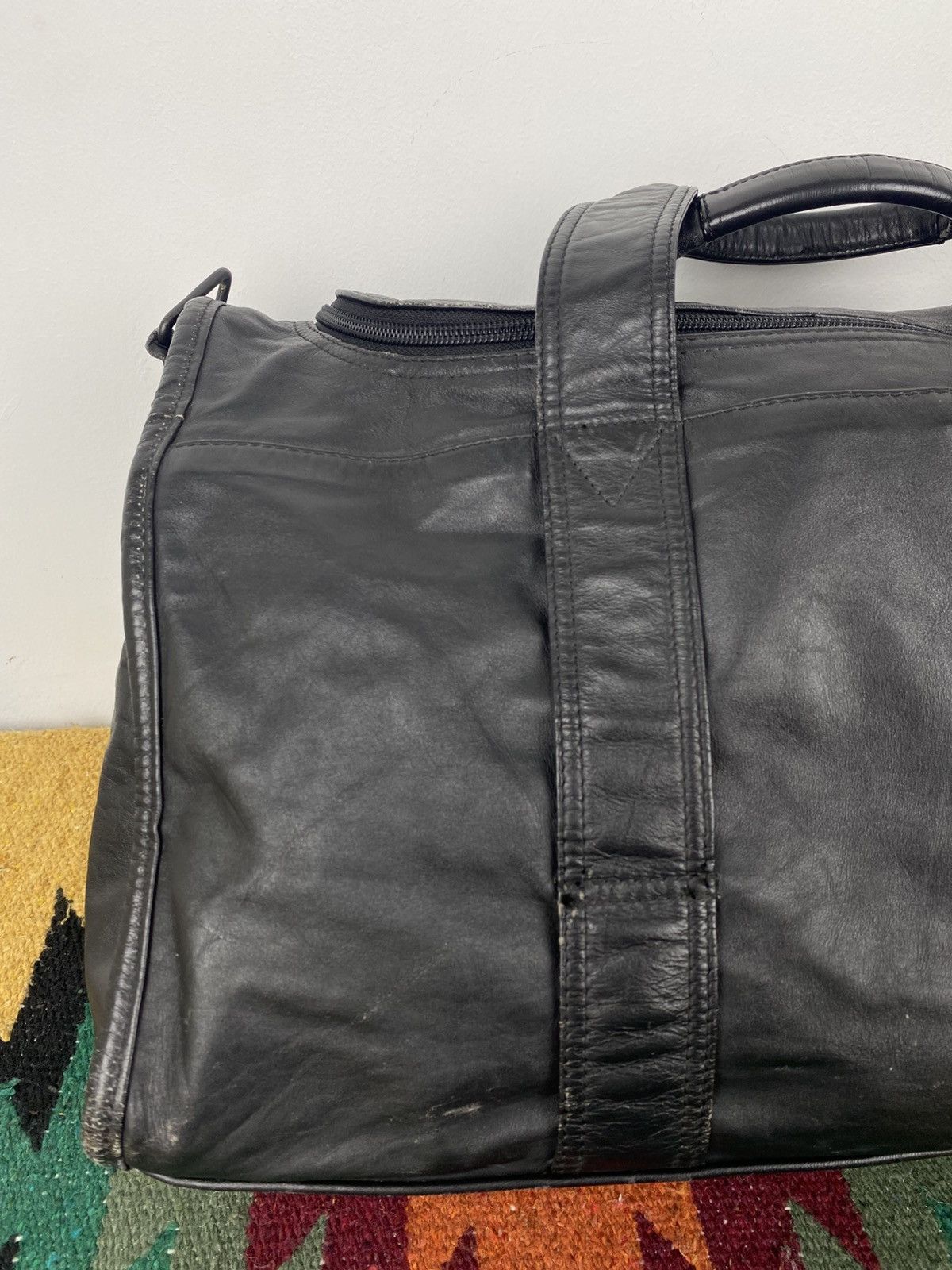 Tumi 2000’s Tumi Goat Patina Leather Duffle Bag Size ONE SIZE - 10 Thumbnail