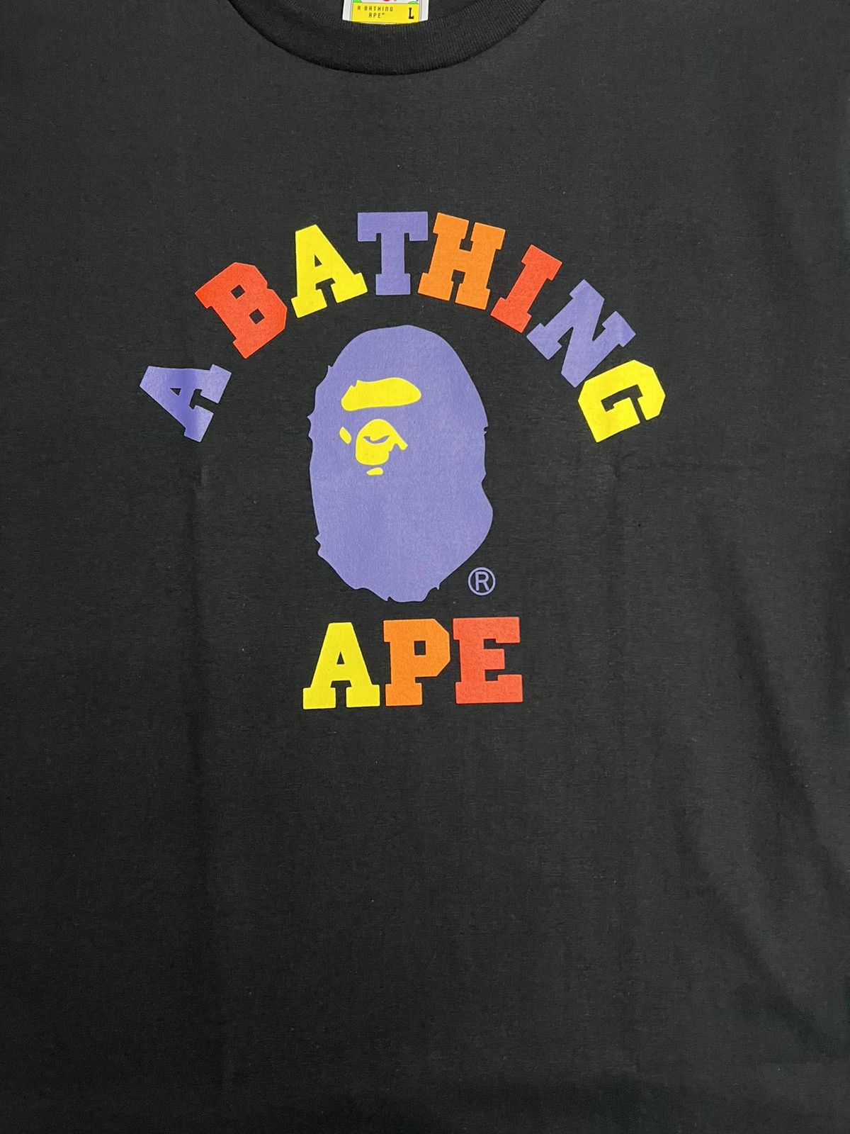 Bape Bape Colors College T-Shirt Size US L / EU 52-54 / 3 - 2 Thumbnail