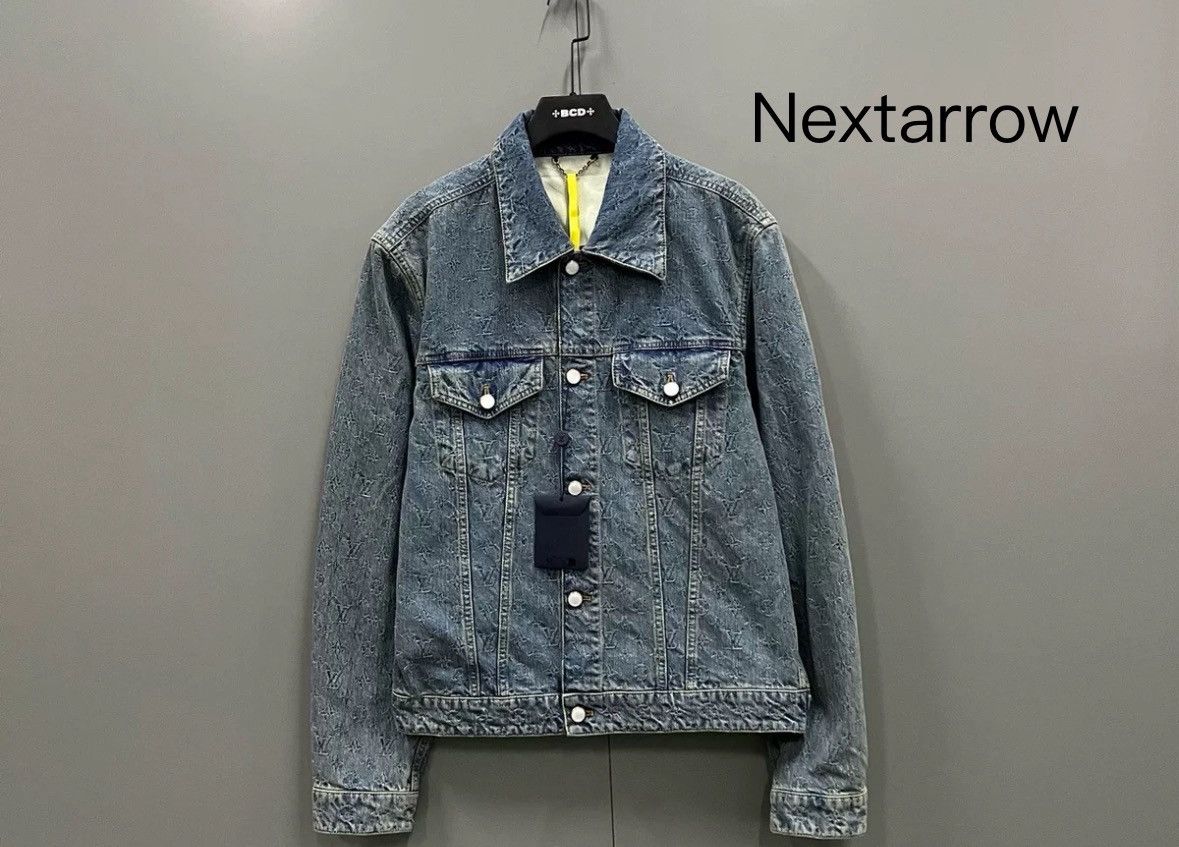 Louis Vuitton Louis Vuitton LV washed vintage embossed denim jacket Size US L / EU 52-54 / 3 - 1 Thumbnail