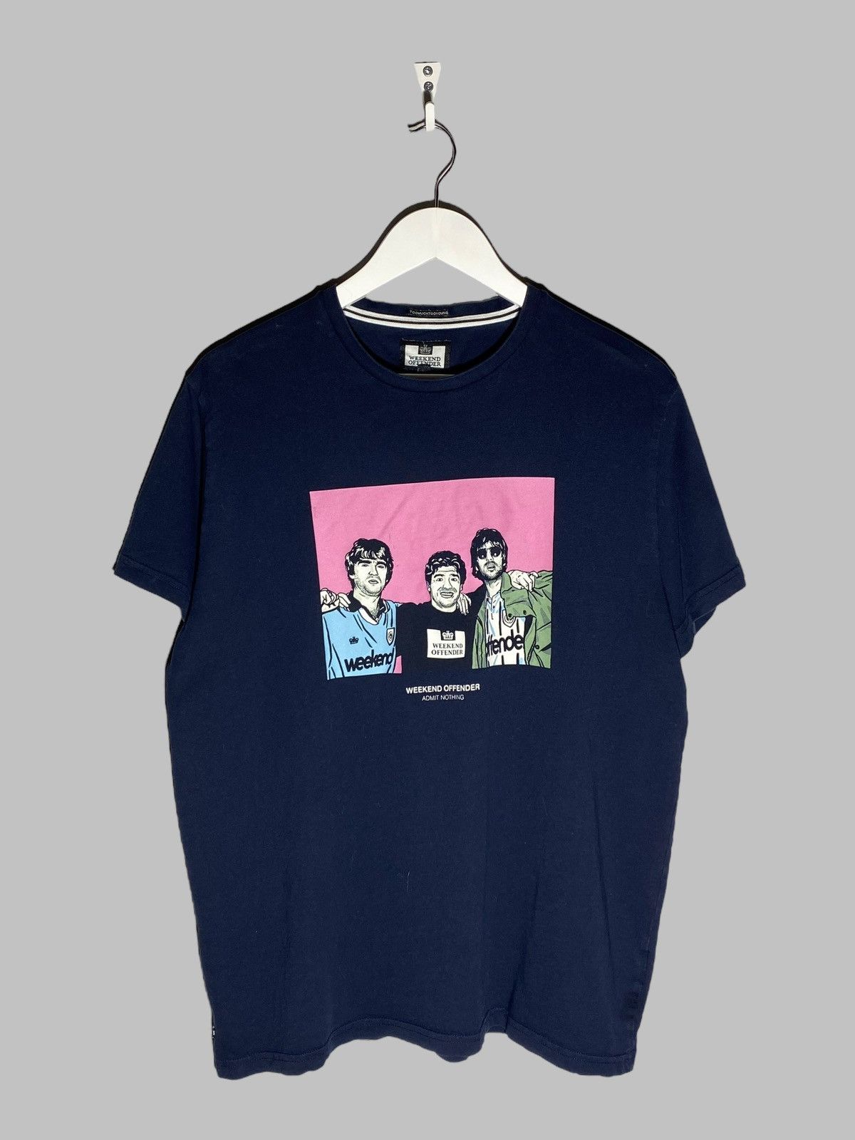 Band Tees × Weekend Offender Weekend Offender Diego Maradona & Oasis Gallagher t-shirt Size US L / EU 52-54 / 3 - 1 Thumbnail