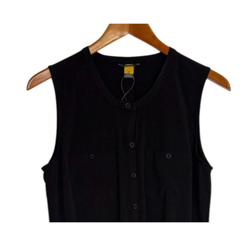 Eddie Bauer Eddie Bauer Romper Women Small Black Gorpcore Hiking Outdoor Size 29" - 2 Thumbnail