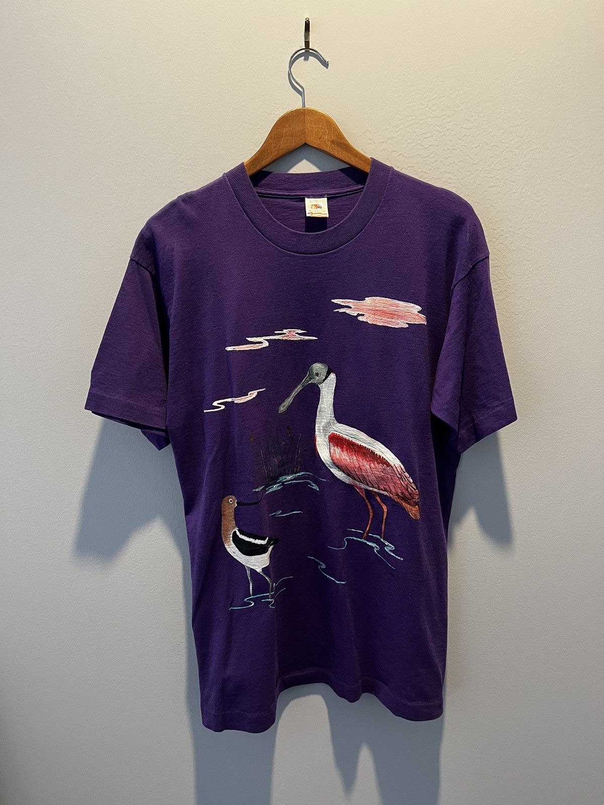 Fruit Of The Loom × Vintage 90s Nature Tee Size US L / EU 52-54 / 3 - 1 Thumbnail