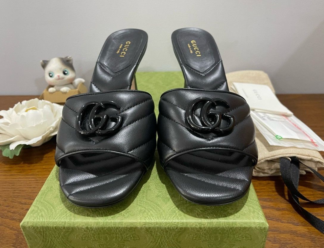 Gucci Classic leather high heel Size US 7 / IT 37 - 2 Thumbnail