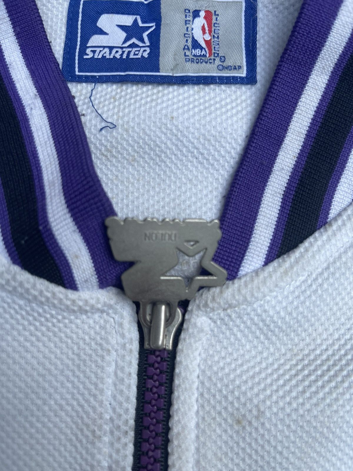 Starter Vintage Starter NBA Lakers Zip-Up Jacket Size US M / EU 48-50 / 2 - 5 Thumbnail