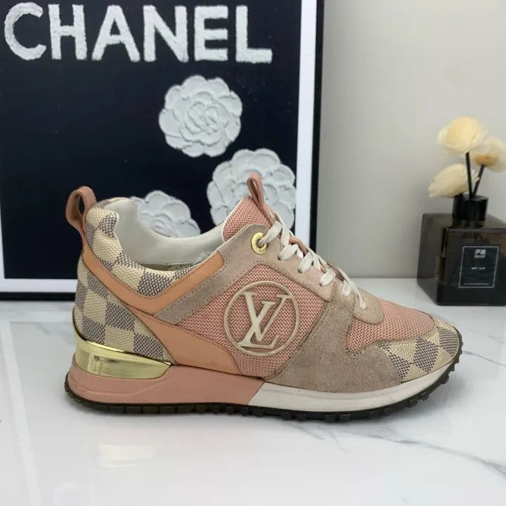 Louis Vuitton Louis Vuitton Run Away Pink Low-Top Sneakers -2508 Size US 5 / IT 35 - 8 Thumbnail