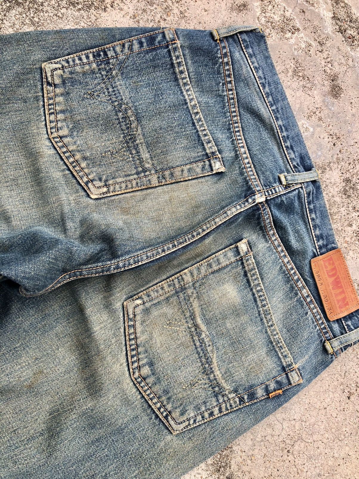 Edwin RUSTY SELVEDGE WIDE LEG DENIM BY EDWIN Size US 30 / EU 46 - 10 Thumbnail
