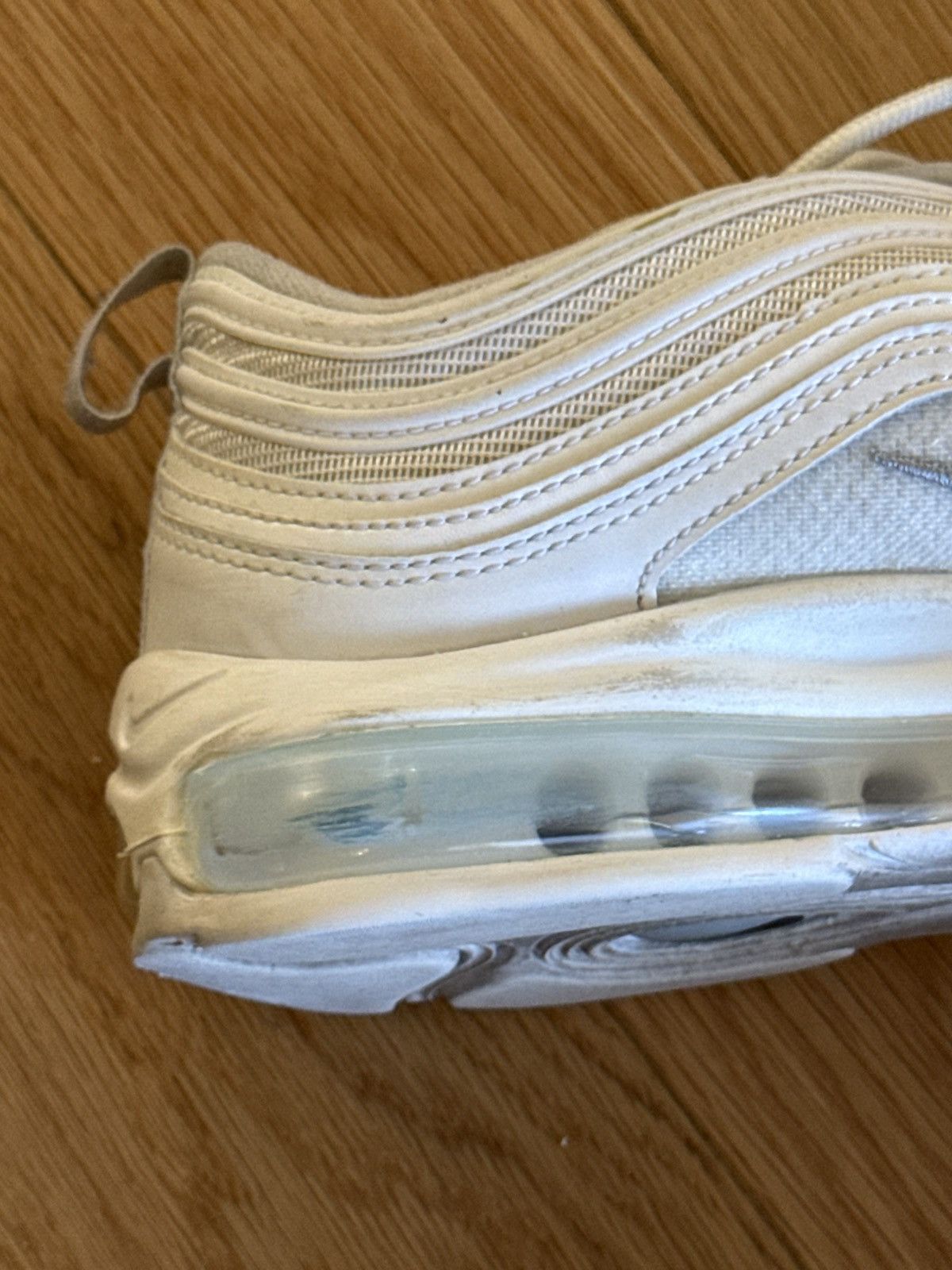 Nike Air Max 97 'Triple White' Size US 10 / EU 43 - 8 Thumbnail
