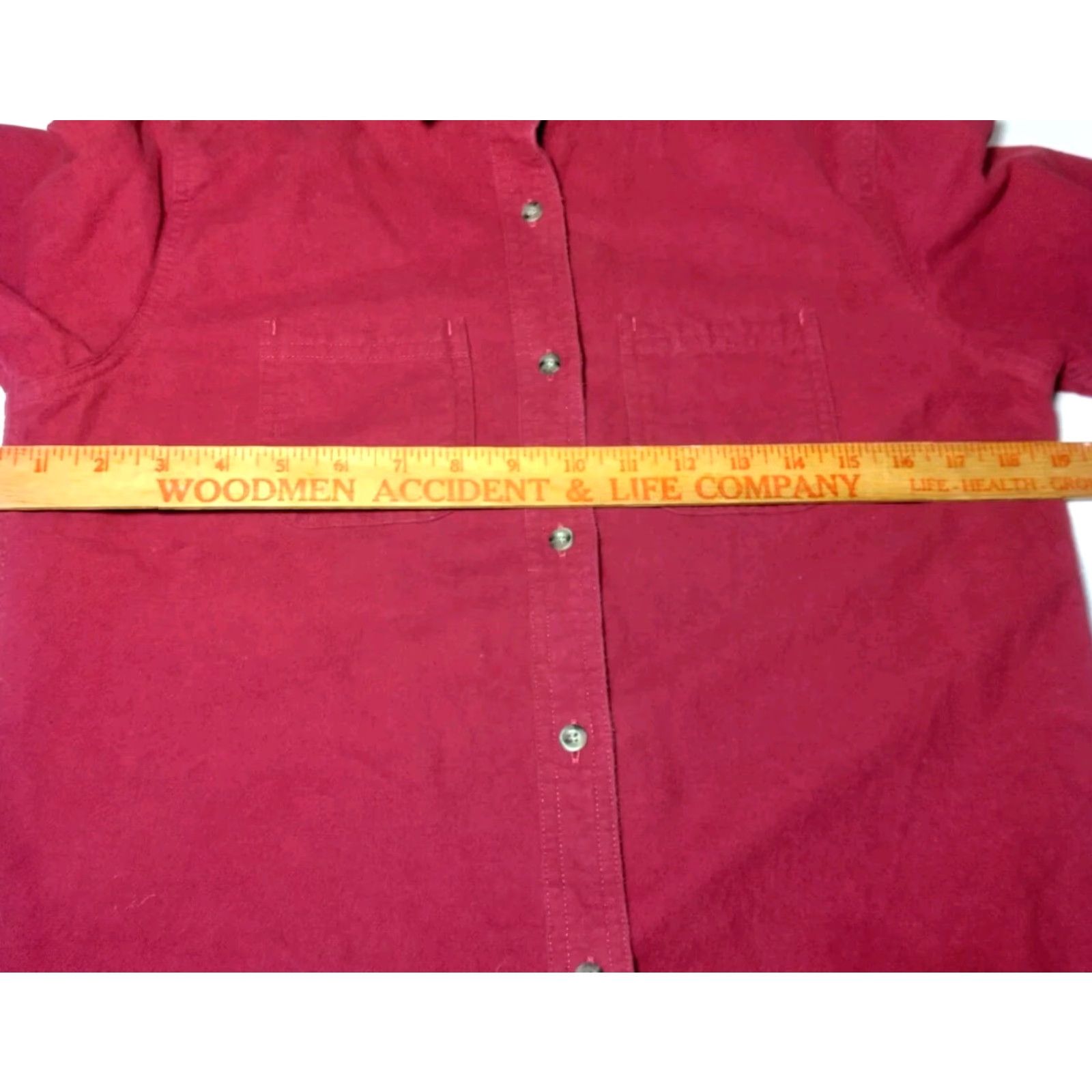 Vintage VINTAGE Cabela's Chamois Shirt Men’s Medium Red Heavyweight Flannel Cotton Collared Button-Up Workwear Size US M / EU 48-50 / 2 - 3 Thumbnail