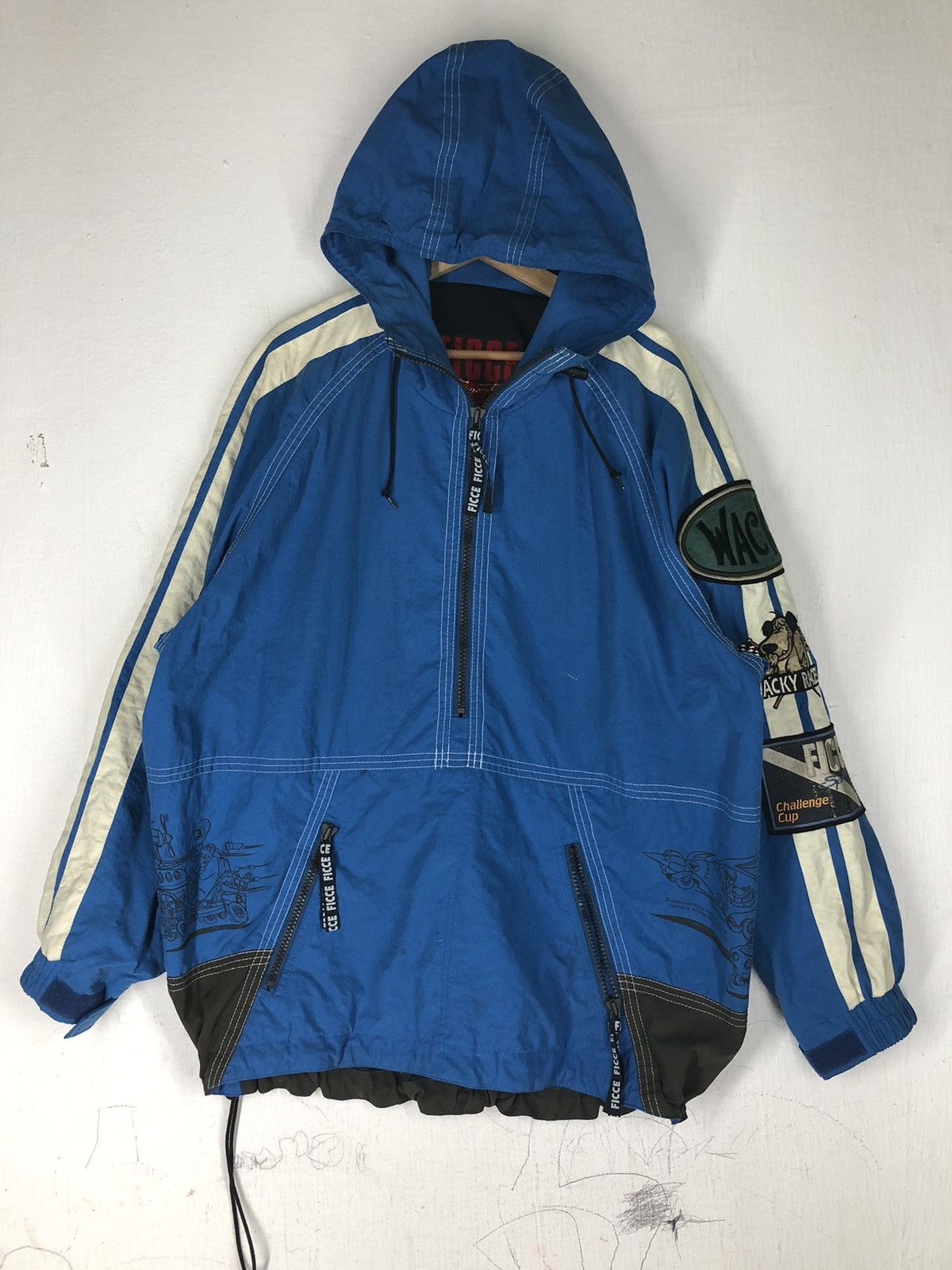 Vintage Vintage Wacky Races Jacket by Ficce Sport Goldwin Jacket Size US L / EU 52-54 / 3 - 1 Thumbnail