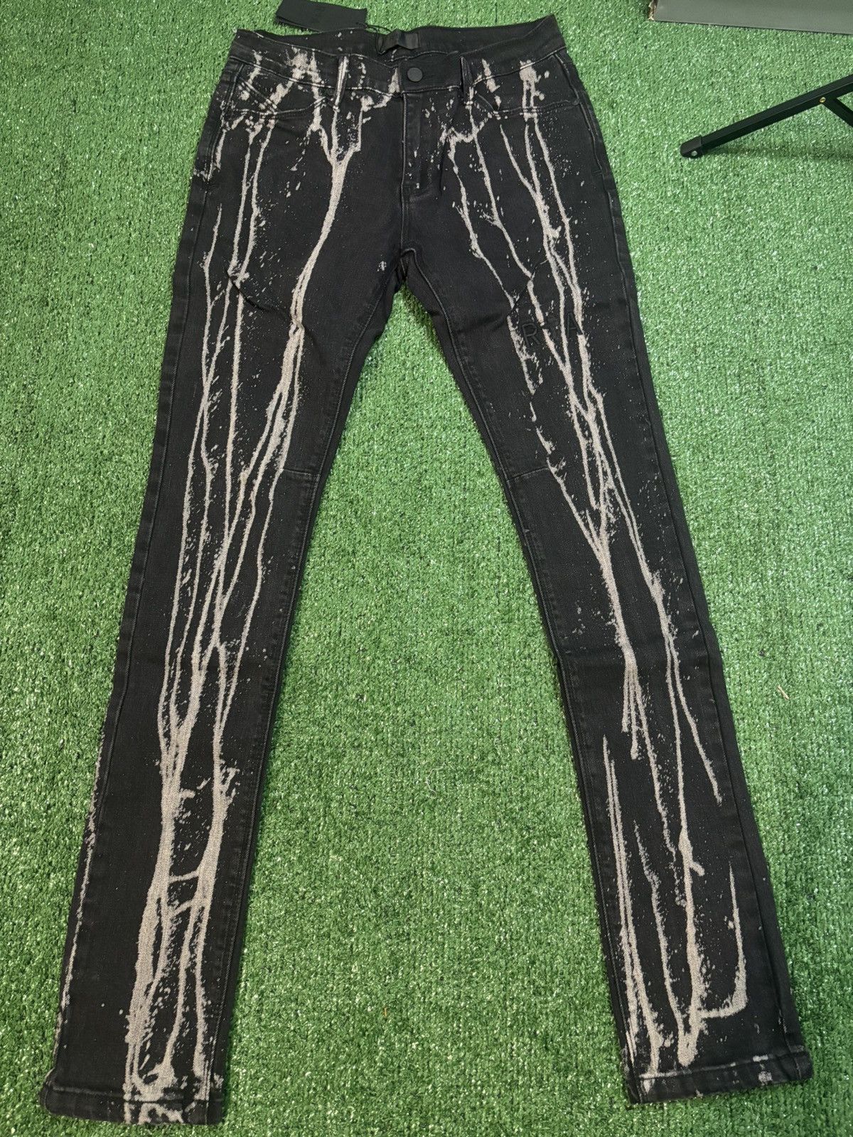 Rta RTA Clayton Skinny Jean Faded Black Paint Size US 30 / EU 46 - 1 Thumbnail