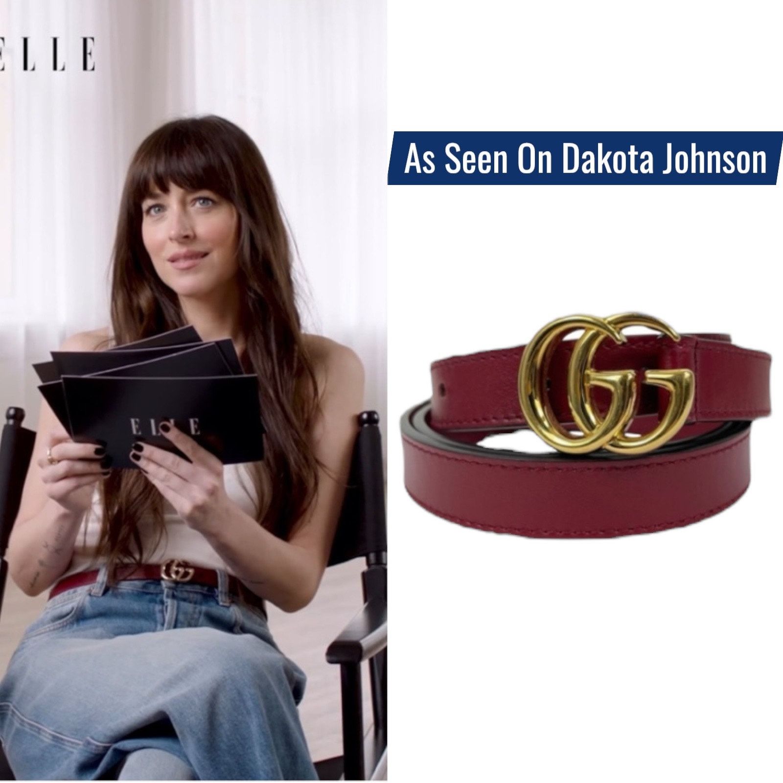 ベルト GUCCI Gucci Blondie Rosso Ancora leather belt Gucci Gucci Gucci Blondie Rosso Ancora Leather Belt | Grailed