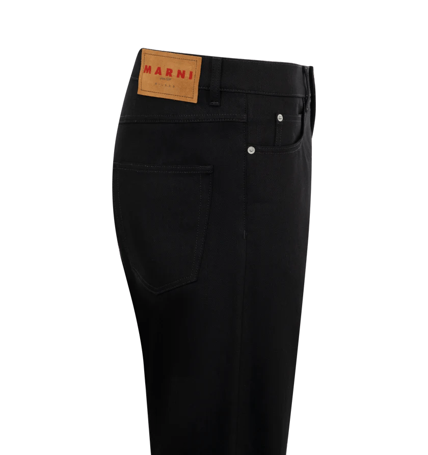 Marni o1h1sh11224 Straight Jeans in Black Size US 34 / EU 50 - 2 Thumbnail