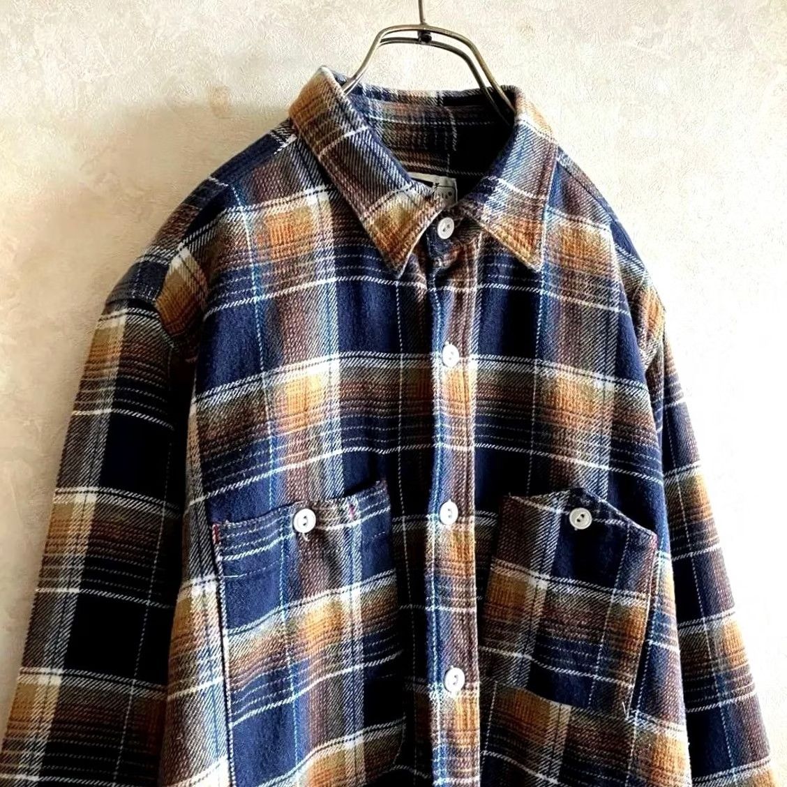 Engineered Garments ENGINEERED GARMENTS OMBRE CHECK FLANNEL SHIRT MEN MULTICOLOR COTTON SIZE M USED Size US M / EU 48-50 / 2 - 5 Thumbnail