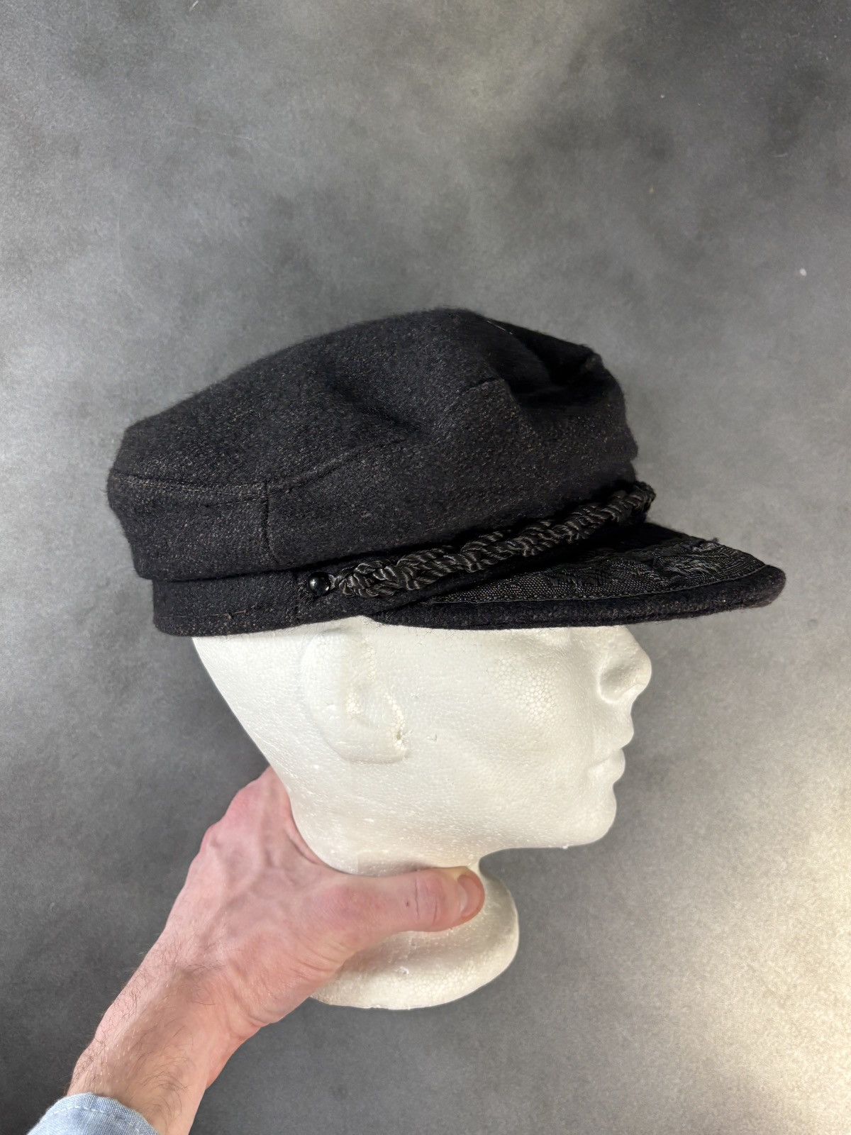 Vintage Vintage Greek Fisherman Cap Vintage Wool Hat Small Greece Size ONE SIZE - 10 Thumbnail